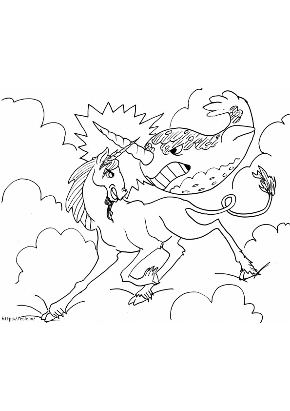 Unicorn Vs Narwhal E1649470054195 coloring page
