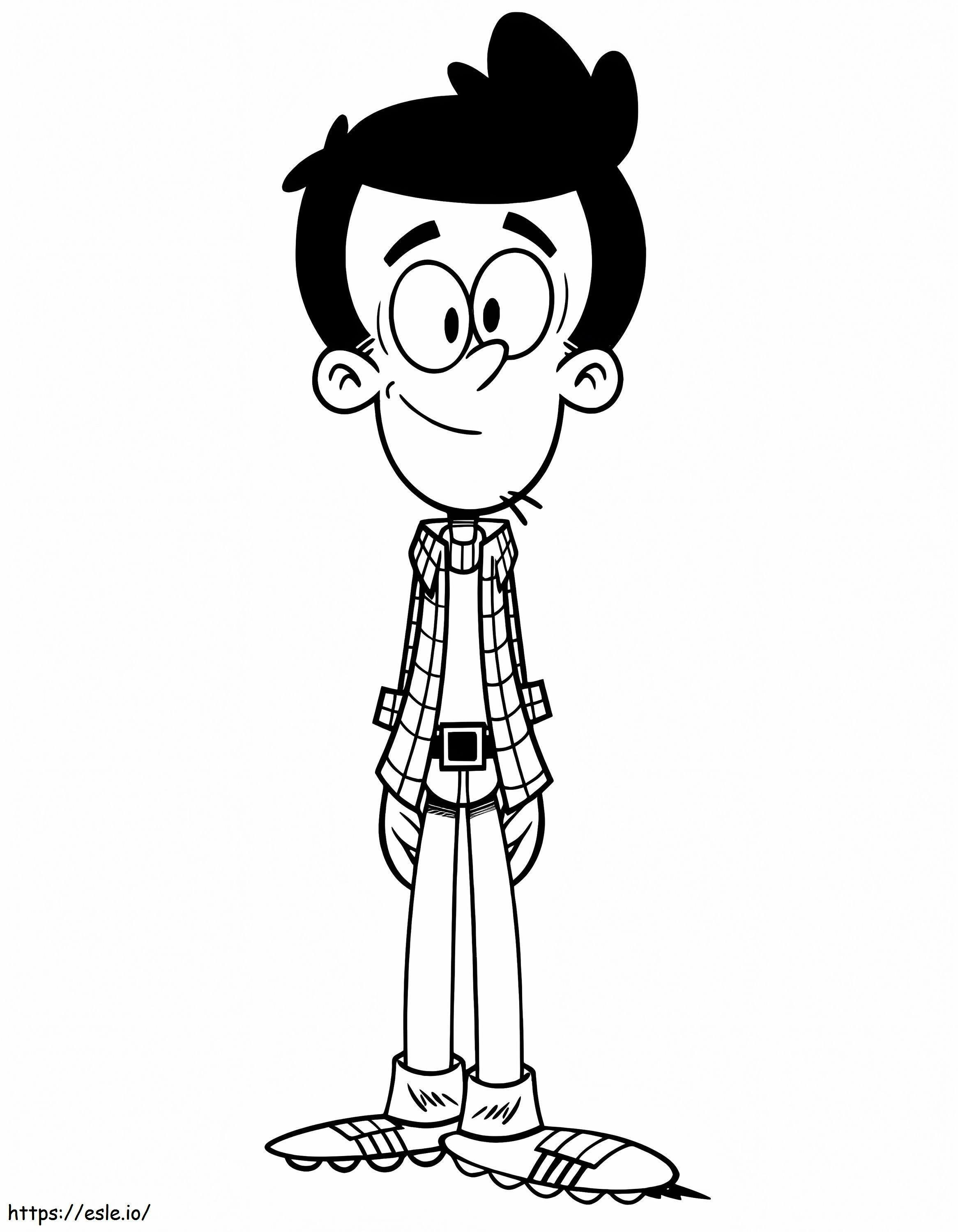Bobby Loud House coloring page