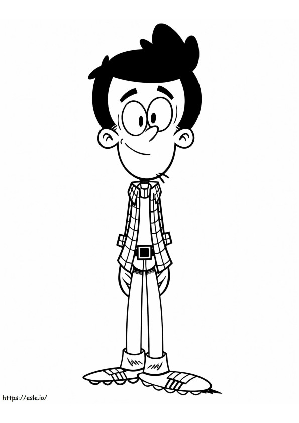 Bobby Loud House coloring page