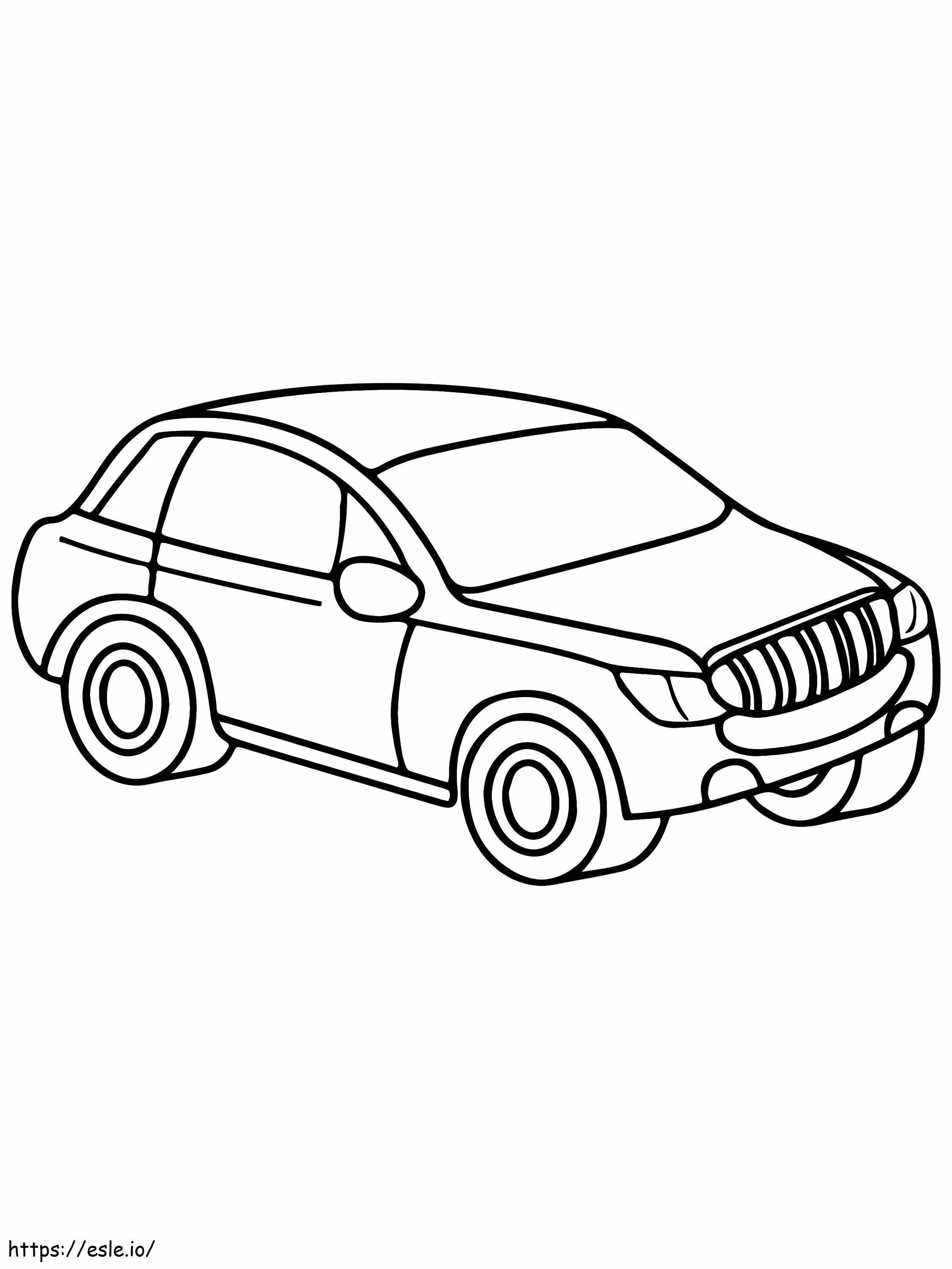 Limousinen-Autodesign ausmalbilder