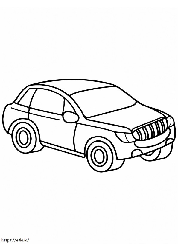 Limousinen-Autodesign ausmalbilder