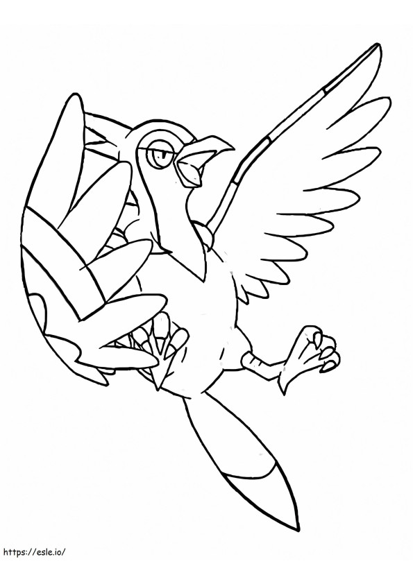 Tranquill Pokemon 2 coloring page