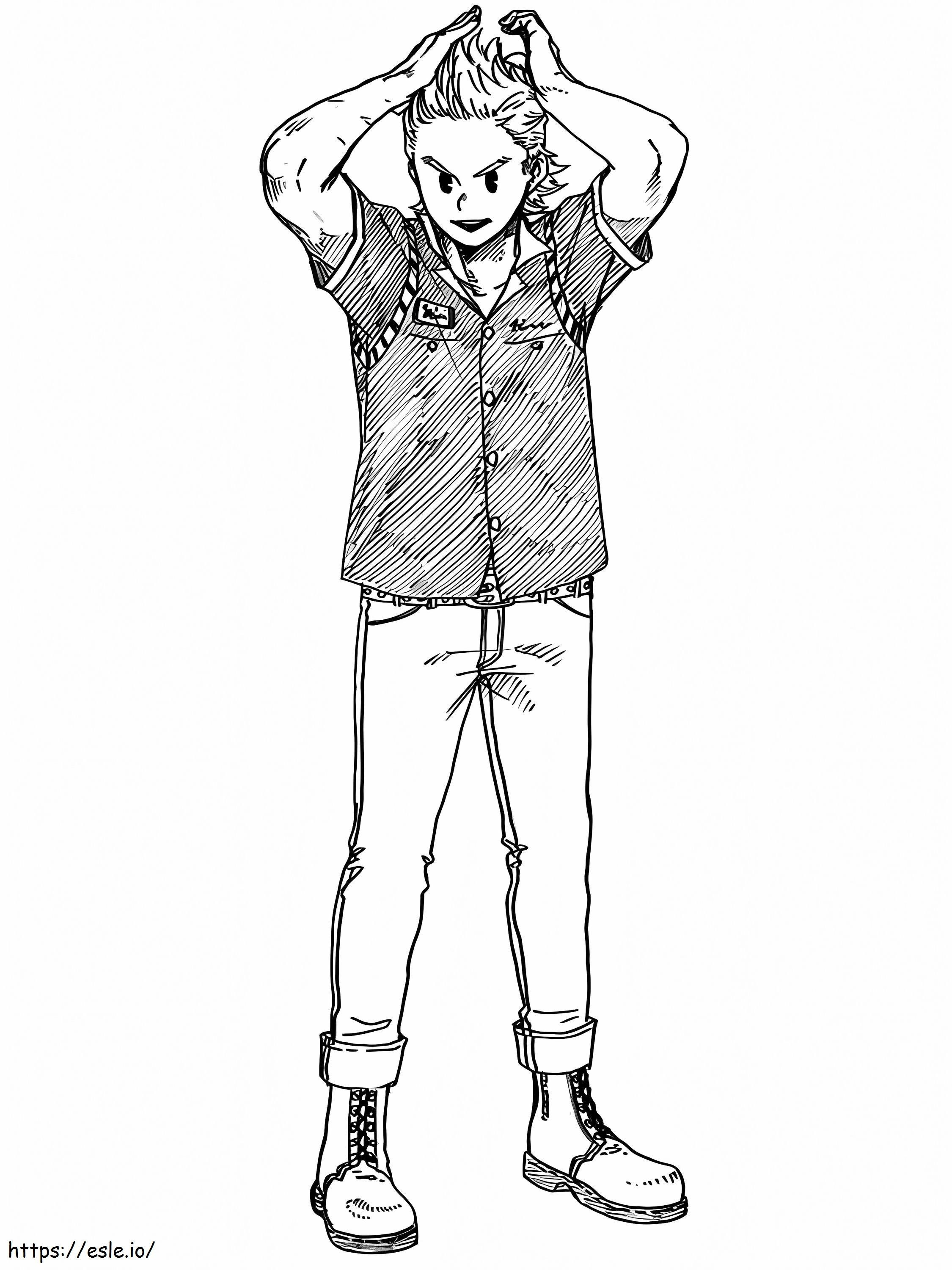 Togata Is Cool coloring page