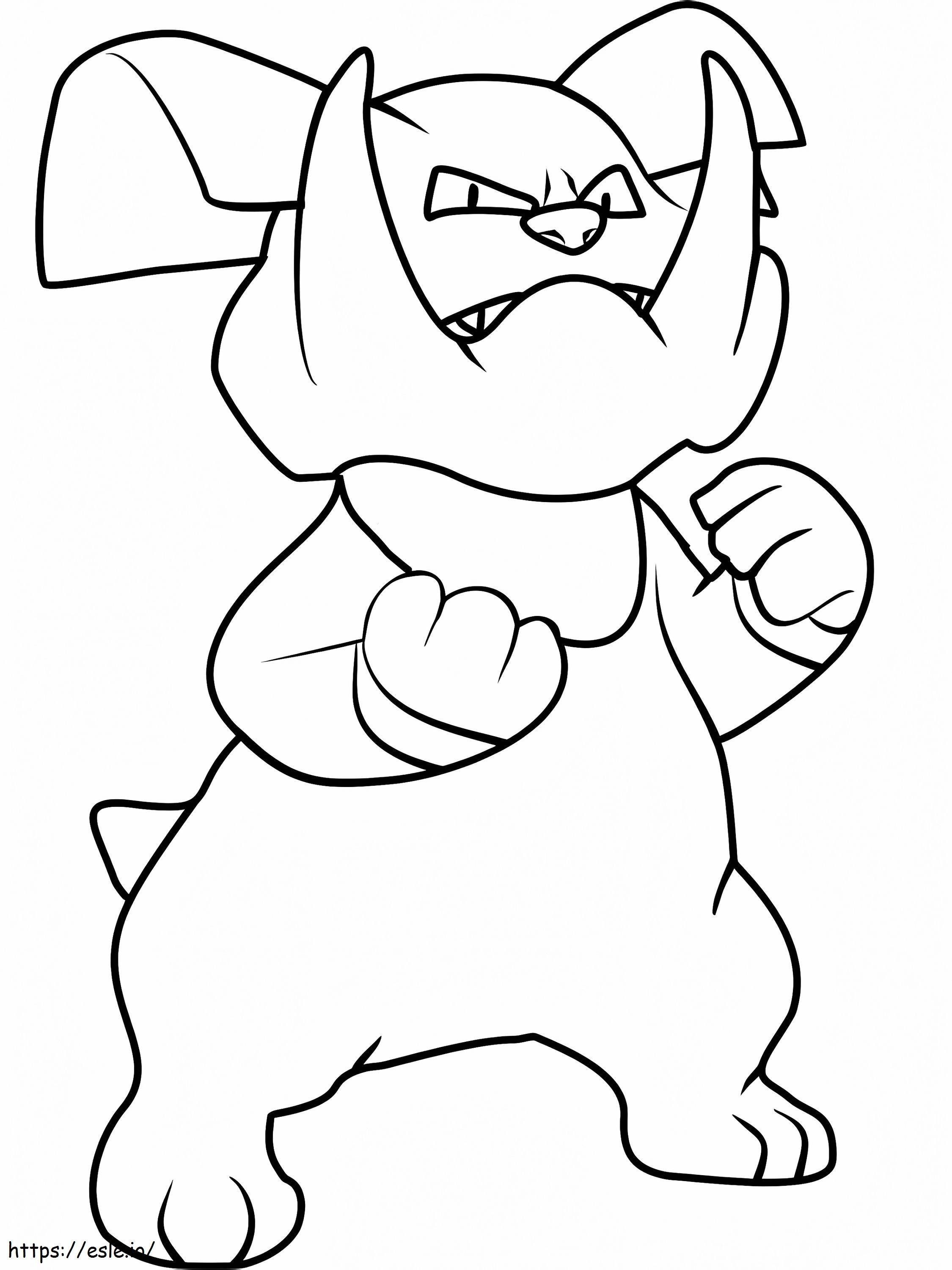 Pokemon Granbull Gambar Mewarnai Gratis Untuk Dicetak