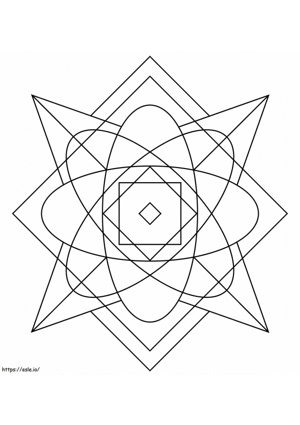 Kaleidoscope 17 coloring page
