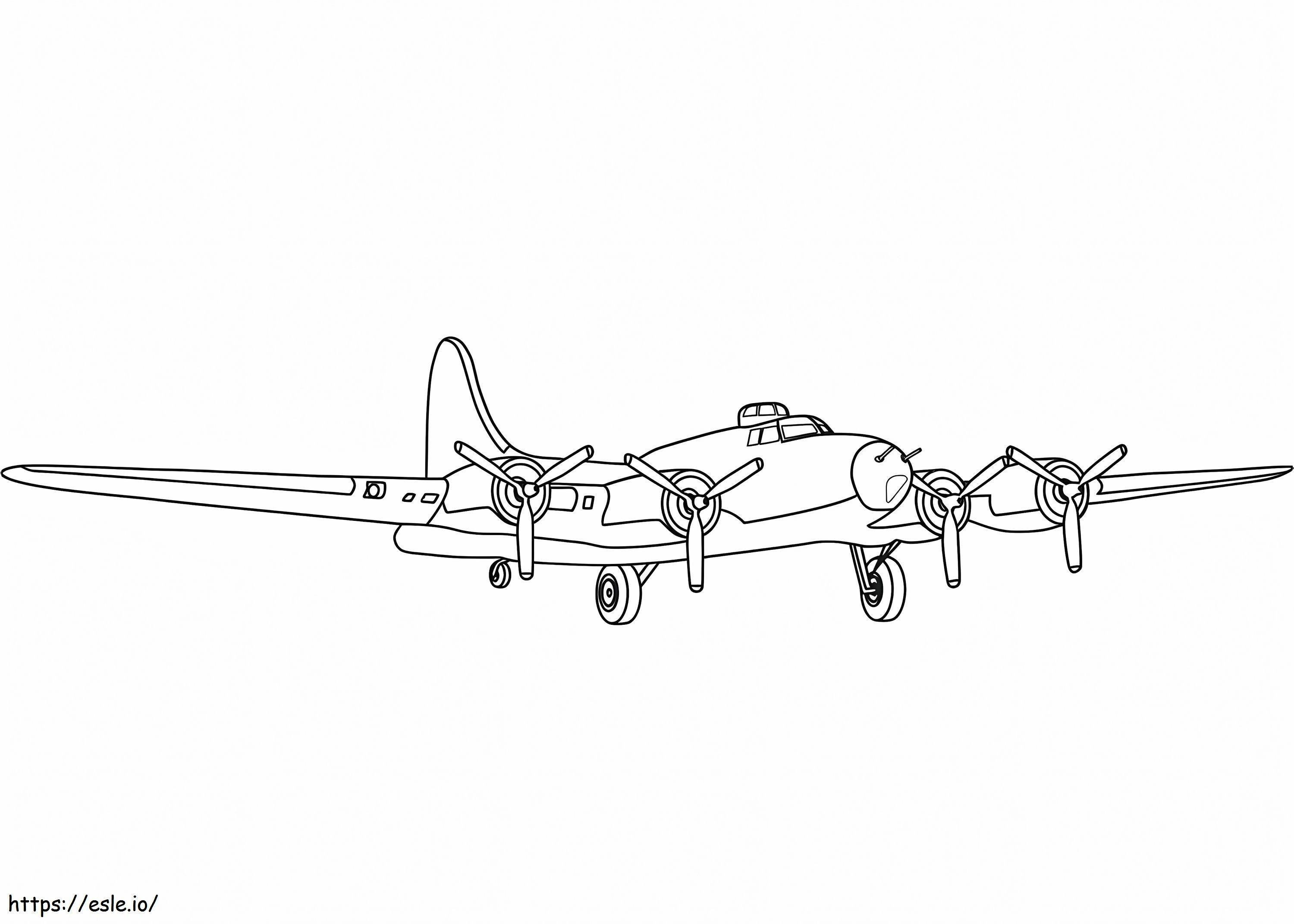Memphis Belle-Kampfjet ausmalbilder