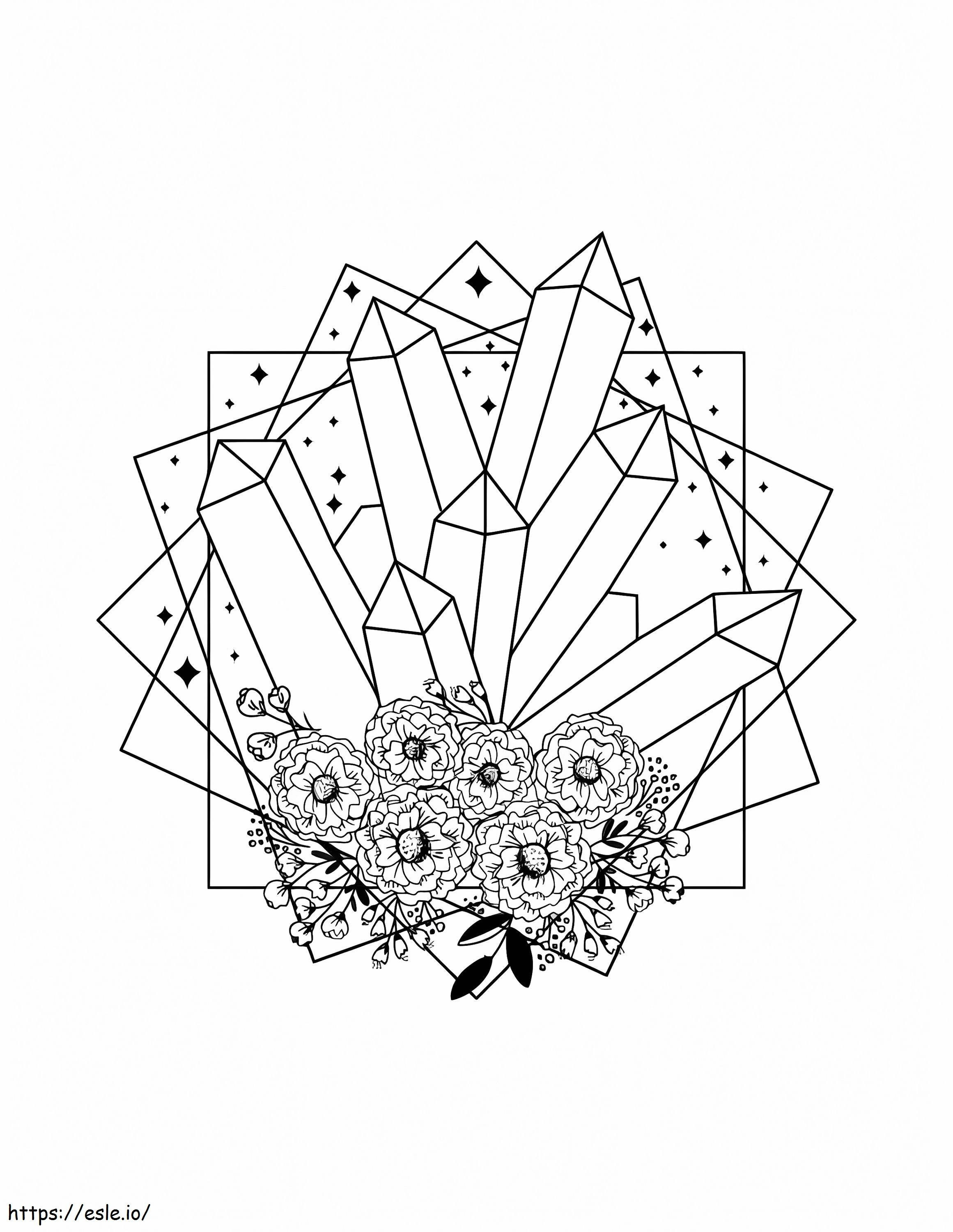 Crystal 1 coloring page
