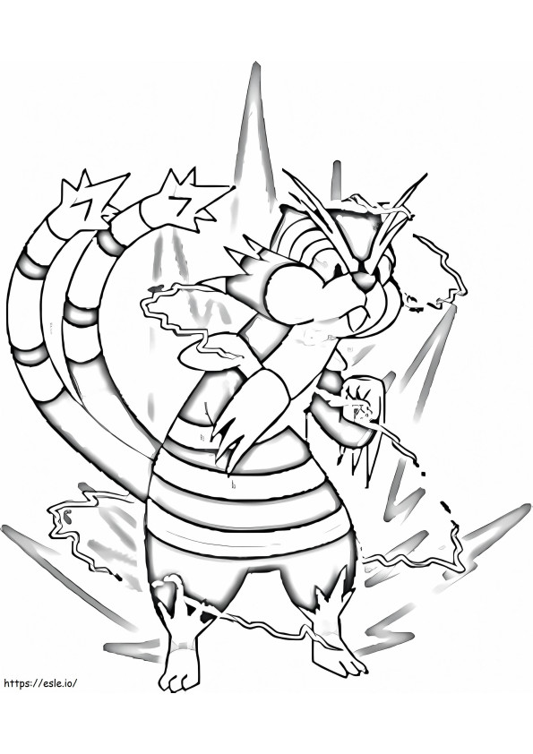 Mega Watchog Coloring Only coloring page