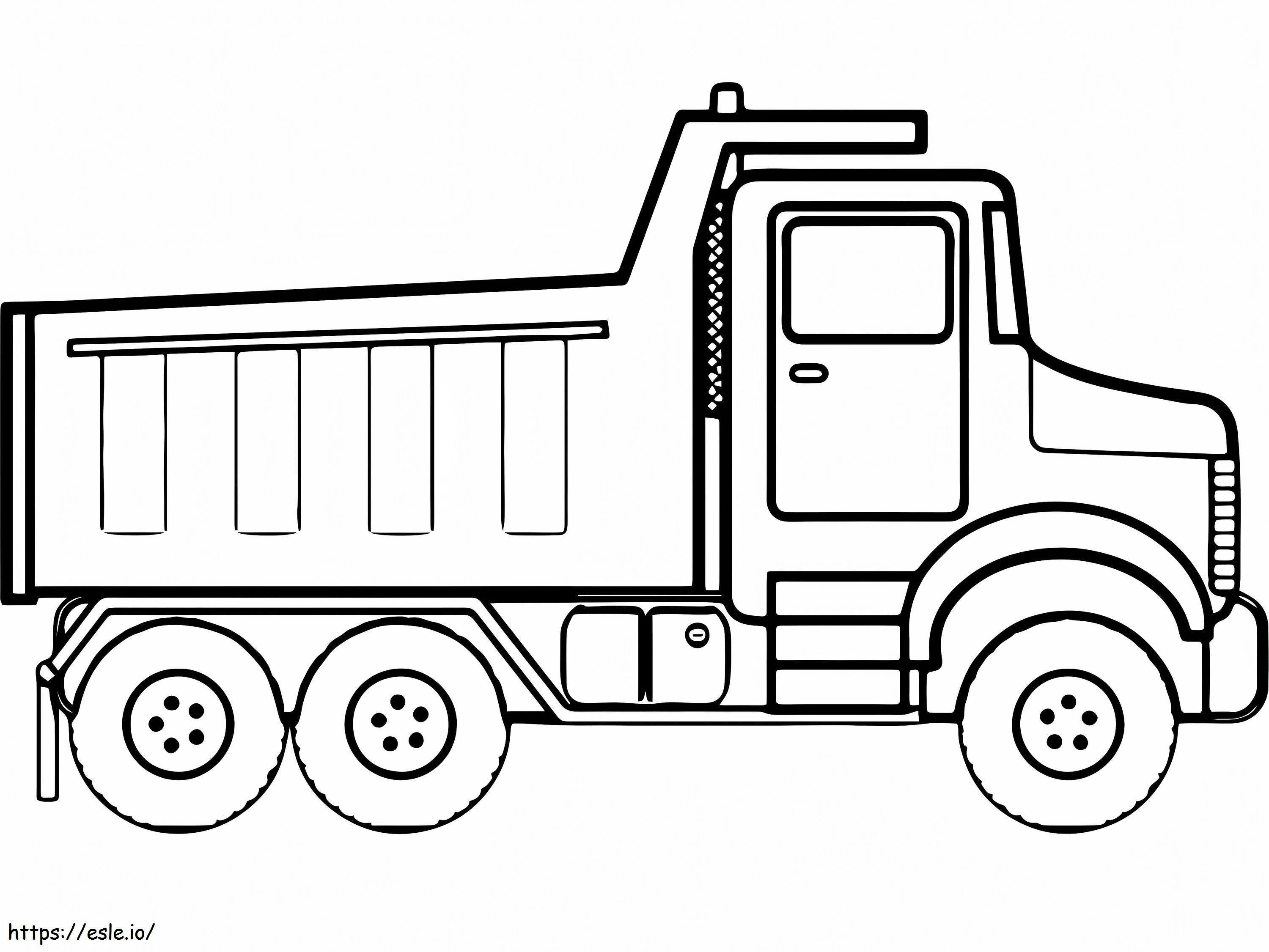 Truck To Print coloring page