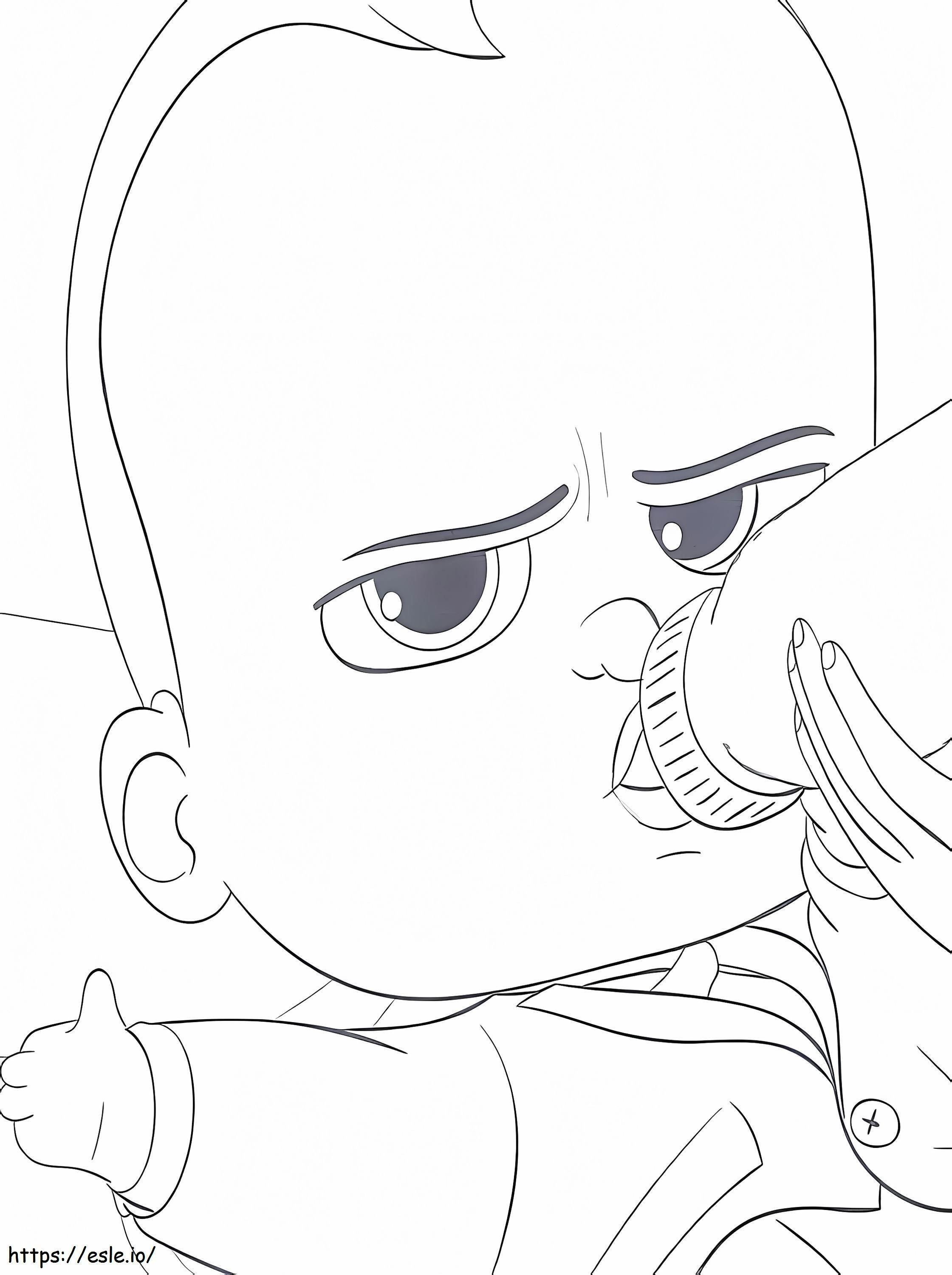 1559696512 Boss Baby Drink Milk A4 coloring page