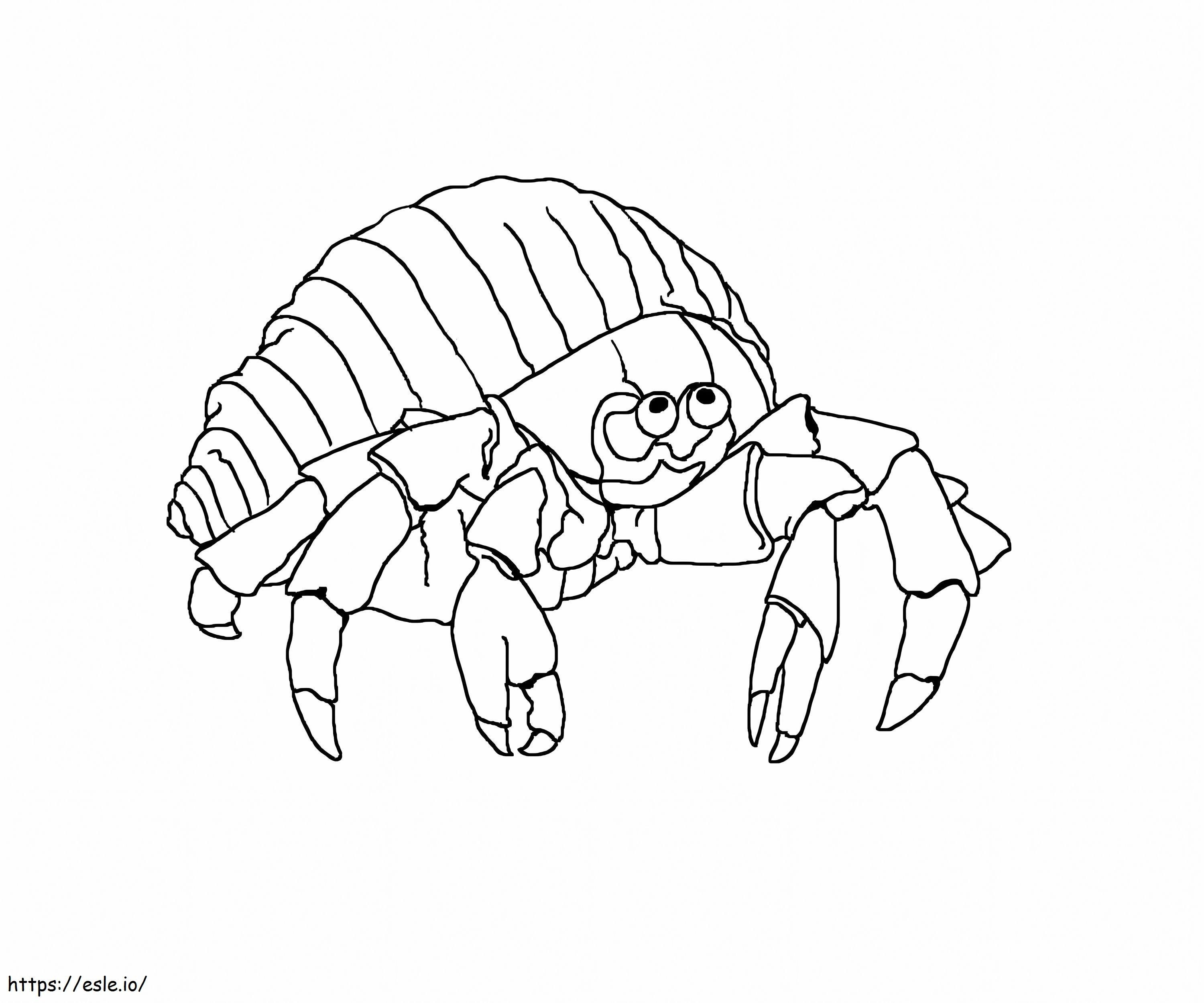 Free Crab coloring page