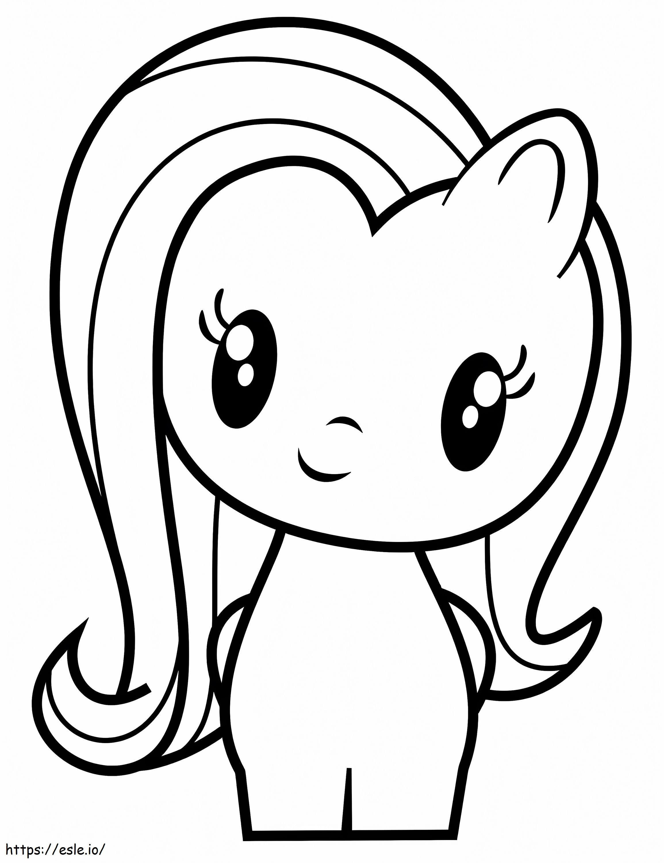 Fluttershy Cutie Mark Crew coloring page
