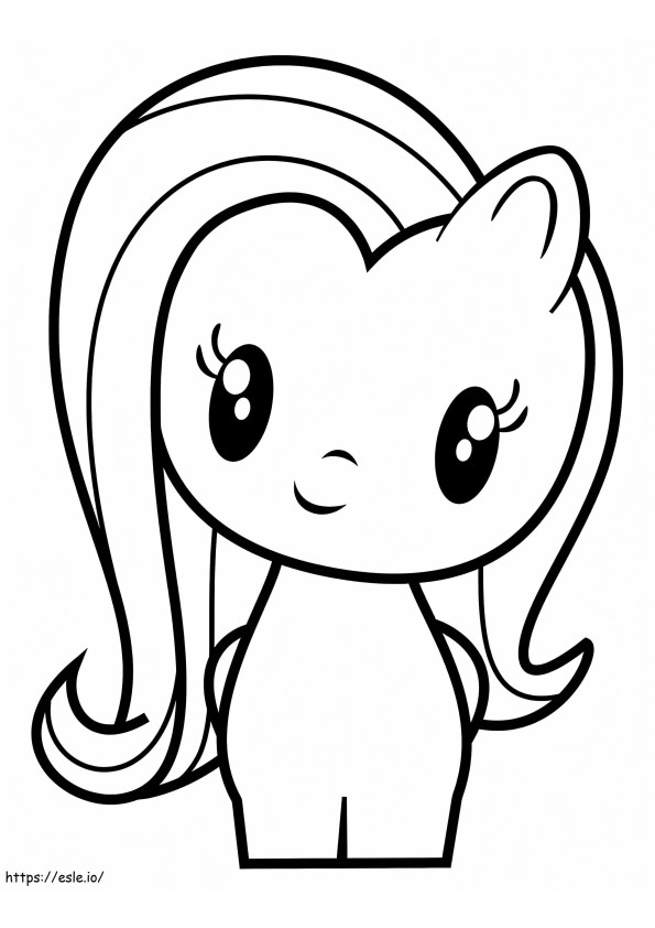 Fluttershy Cutie Mark Crew coloring page