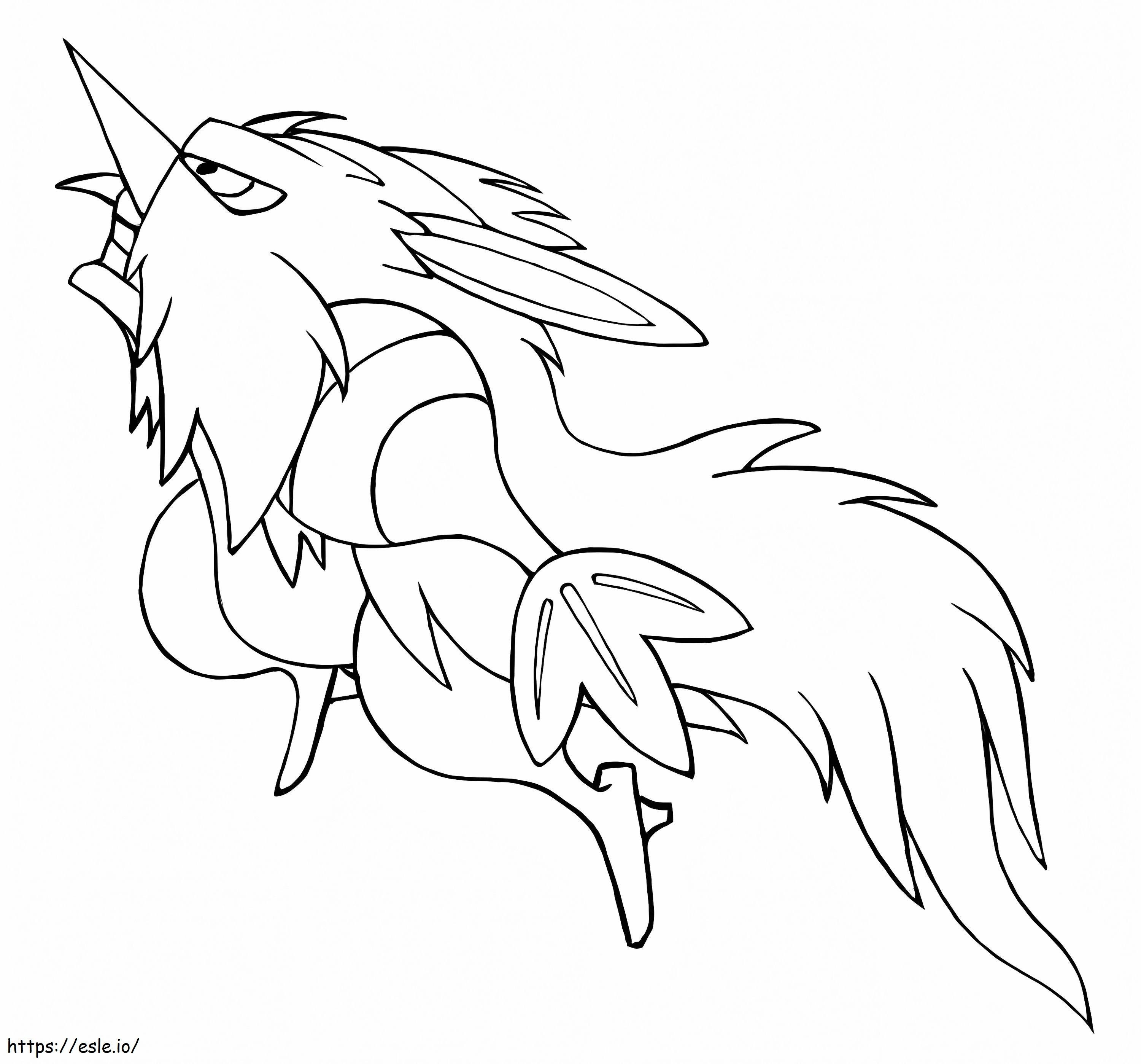 Shiftry Outline Simple Printable Shiftry coloring page
