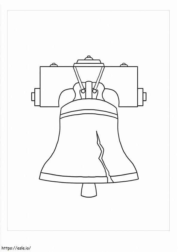 Philadelphia Bell coloring page
