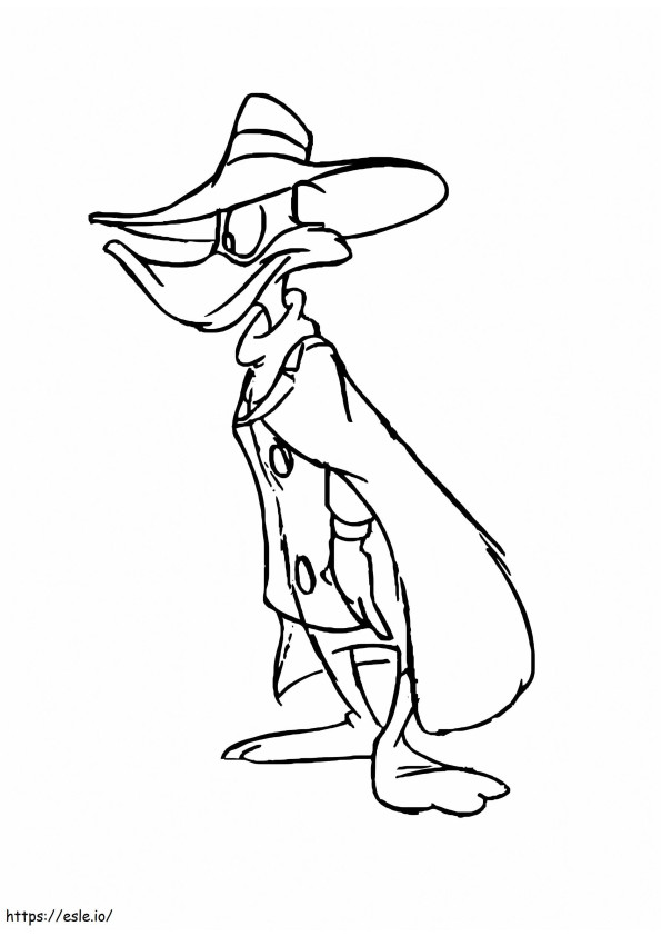 Printable Darkwing Duck coloring page