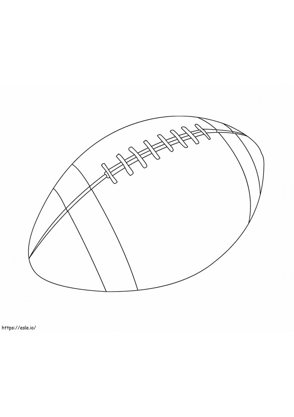 Rugby Ball coloring page