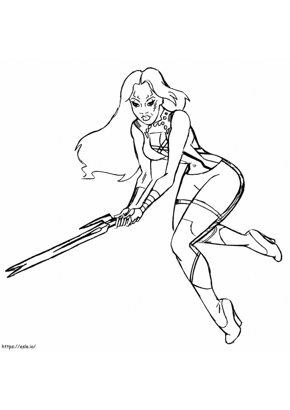 Printable Gamora
