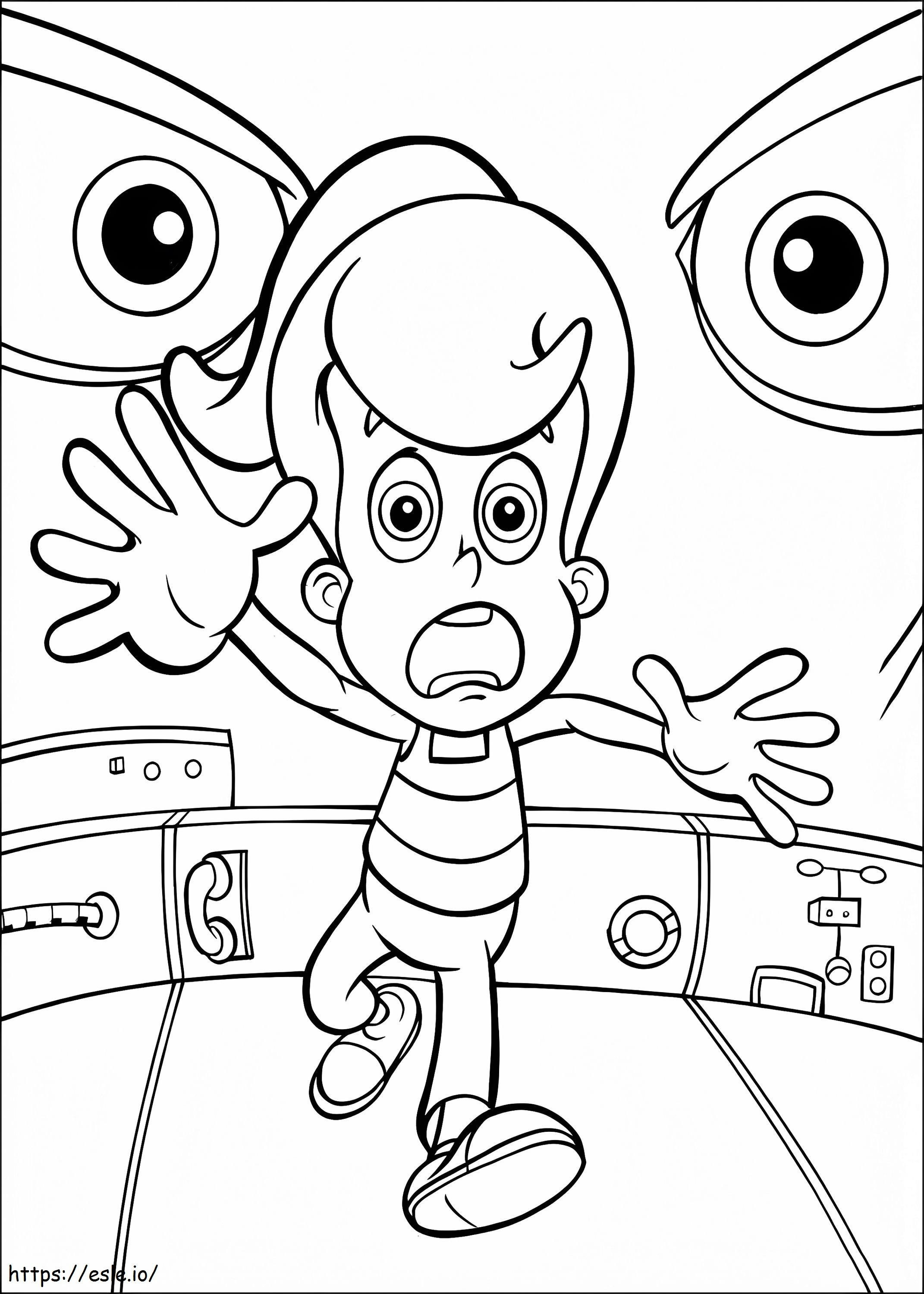 Cindy Vortex Running coloring page