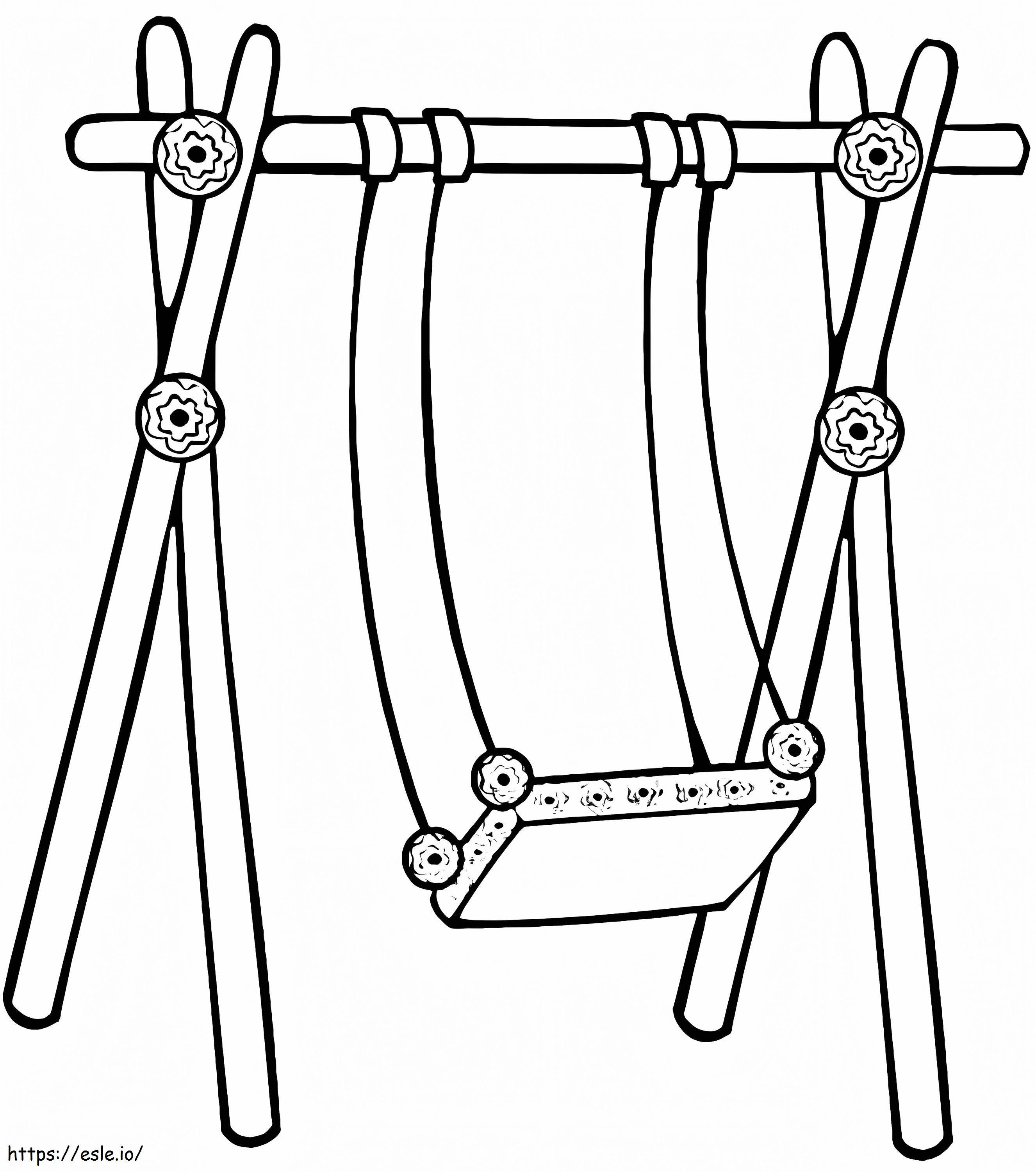 Print Swing coloring page