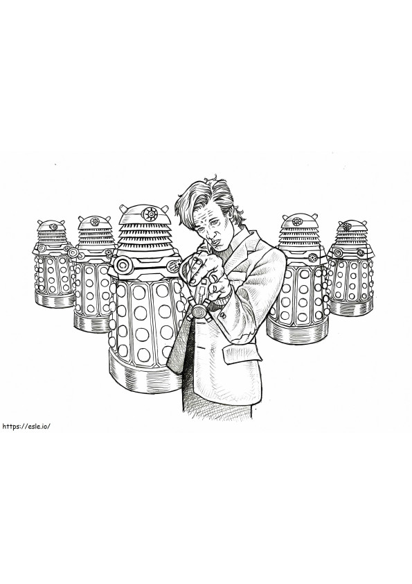 Doctor Who 5 ausmalbilder