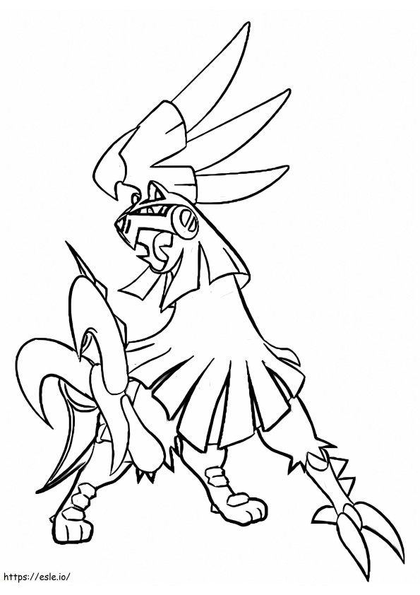 Silvally 1 coloring page