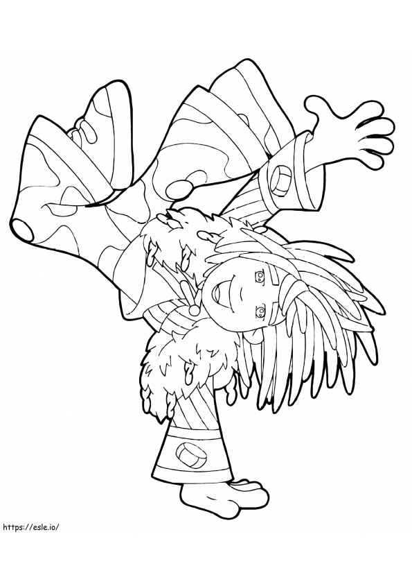 Moe Doodle From Doodlebops coloring page