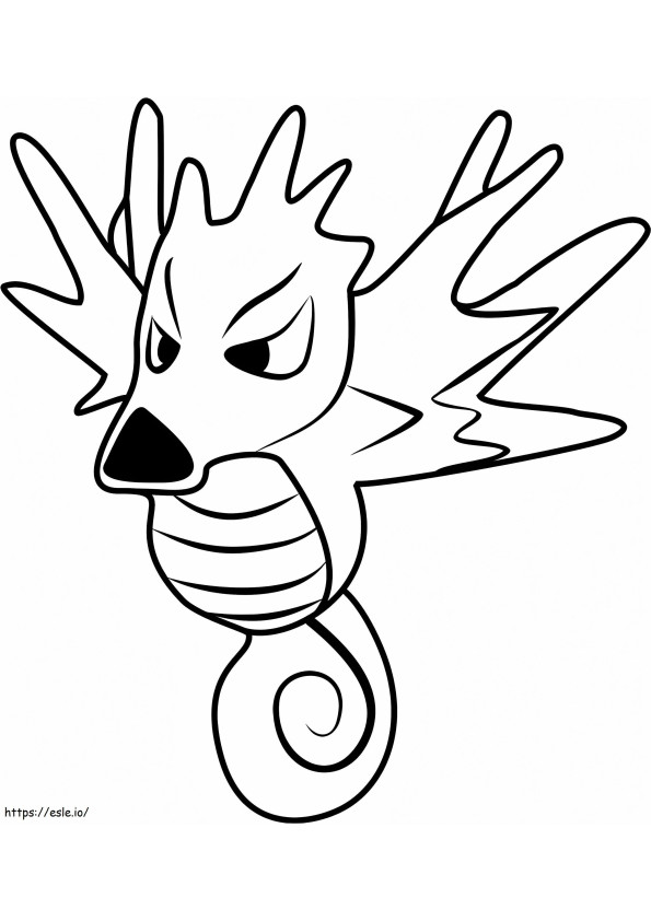 1530328809 Seadra Pokemon Go1 coloring page