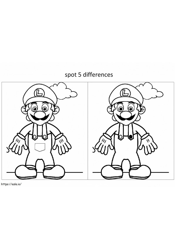 Differenze Spot 5 stampabili da colorare