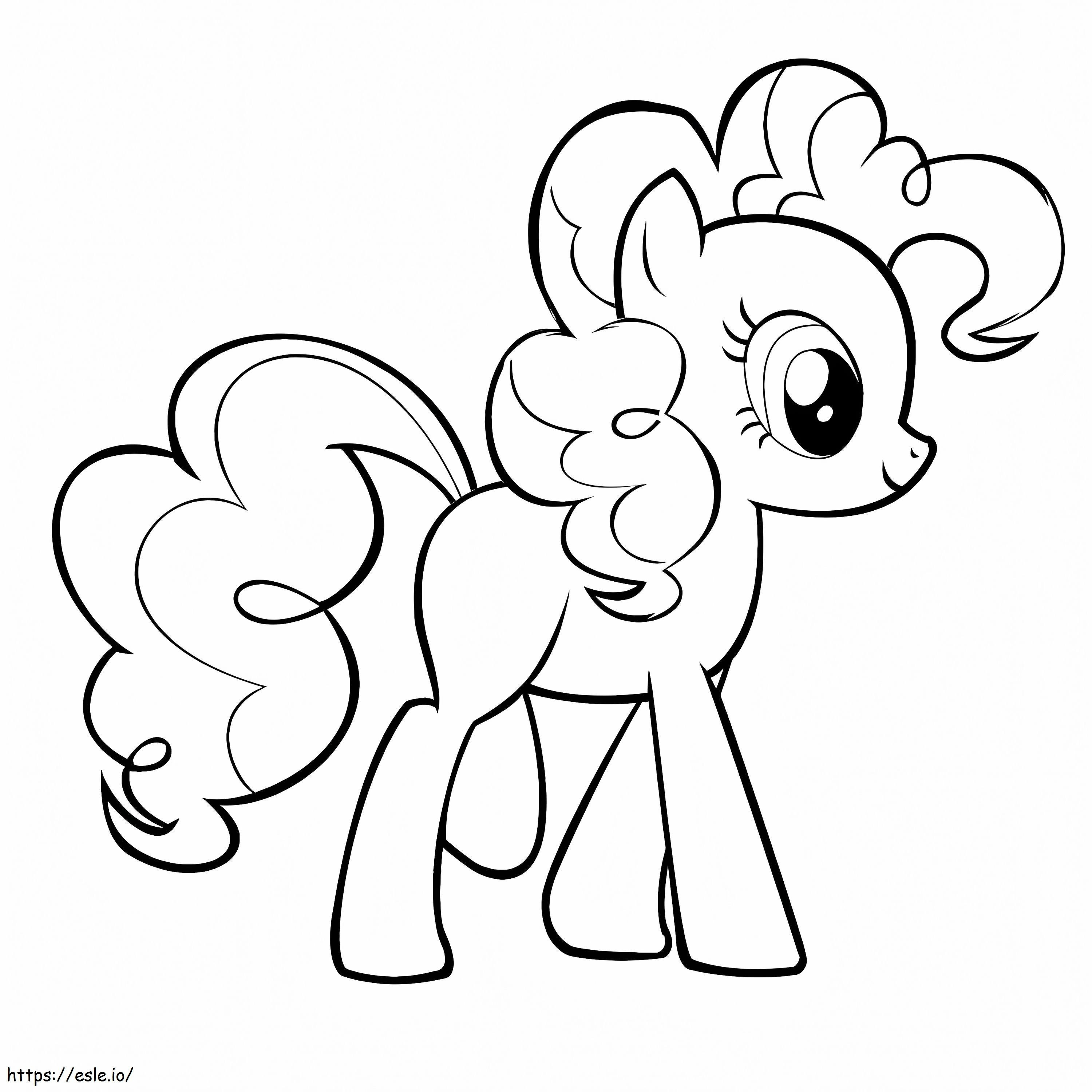 Pinkie Pie From MLP coloring page