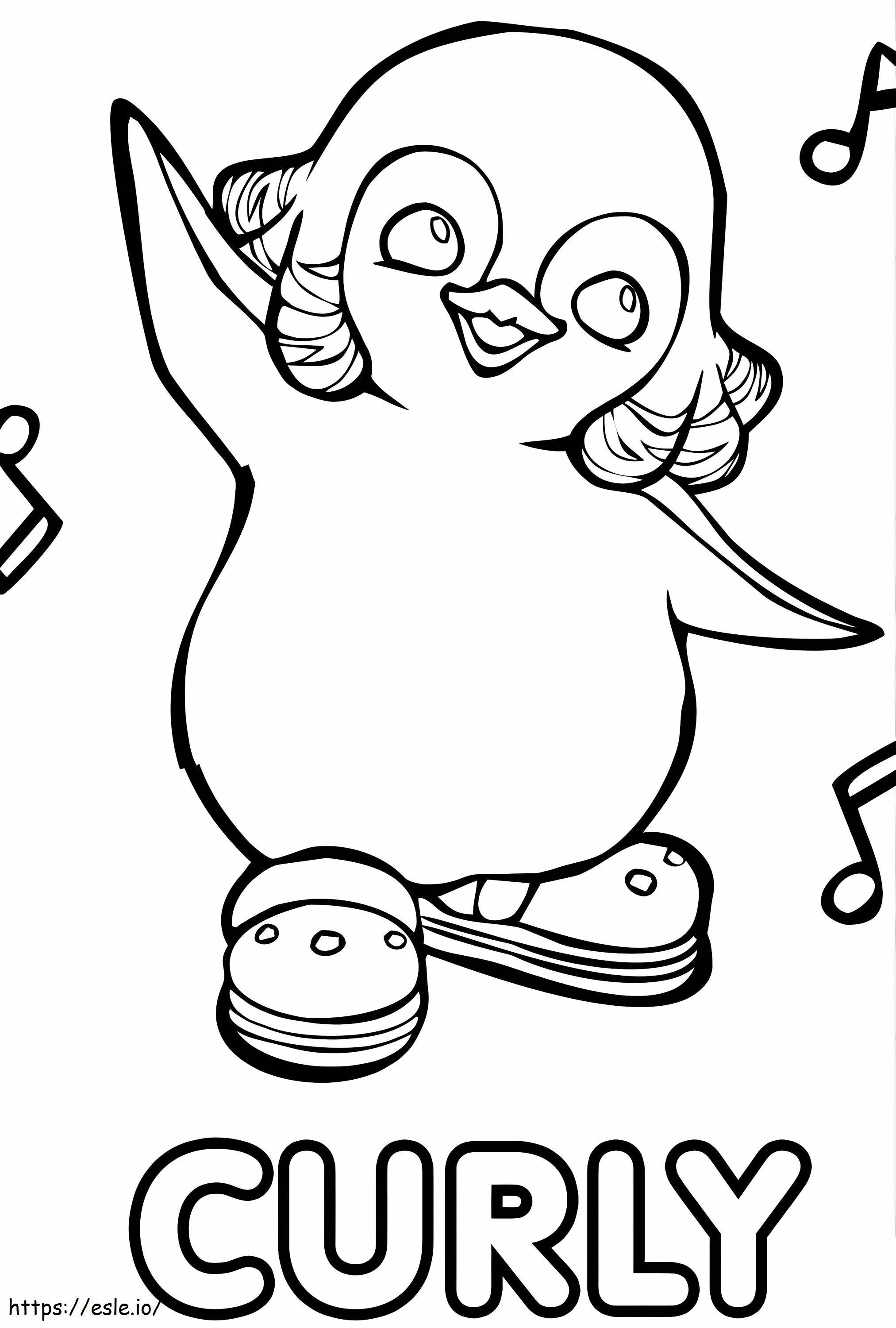 Curly Badanamu coloring page
