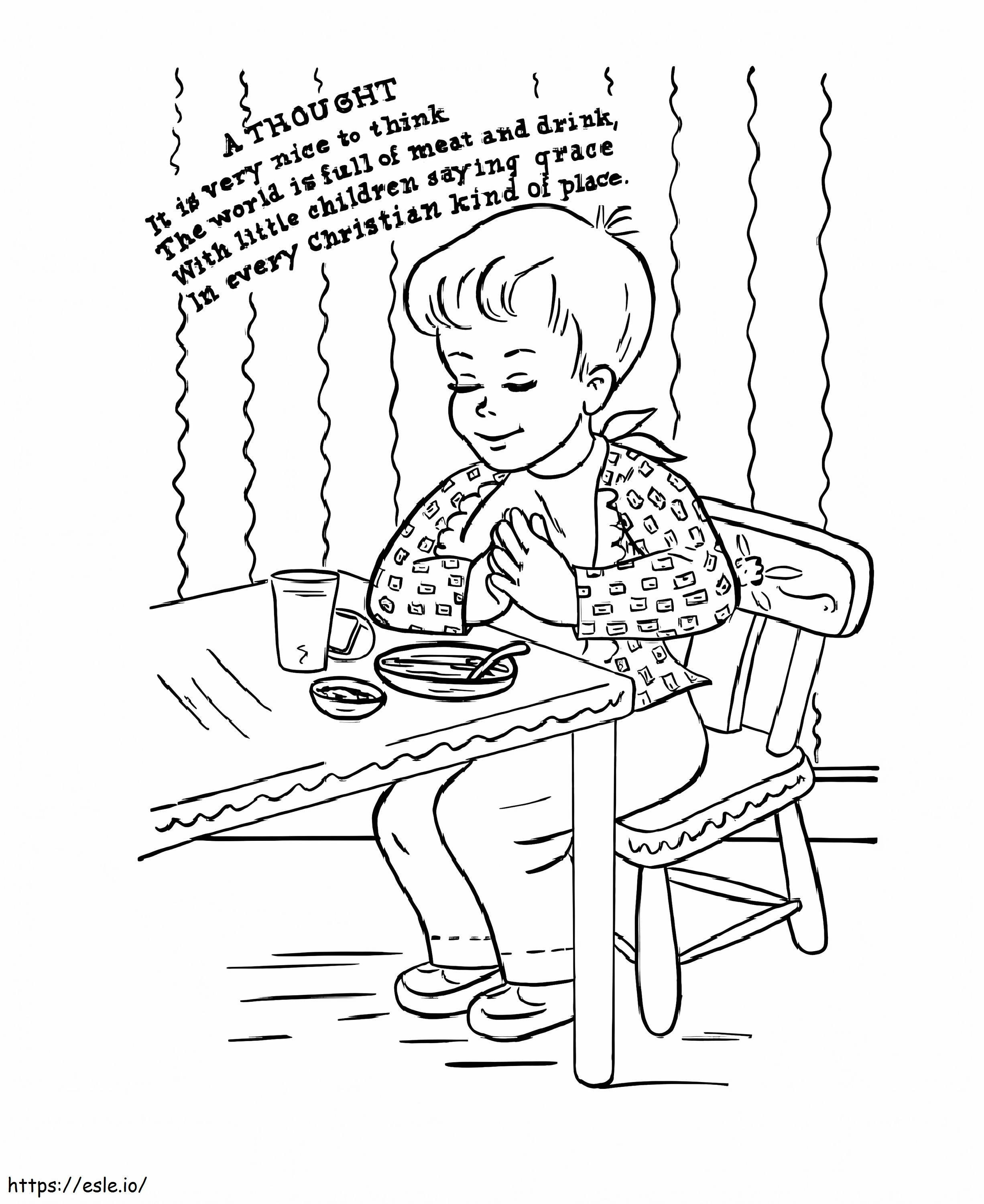 A Thought Nursery Rhymes coloring page