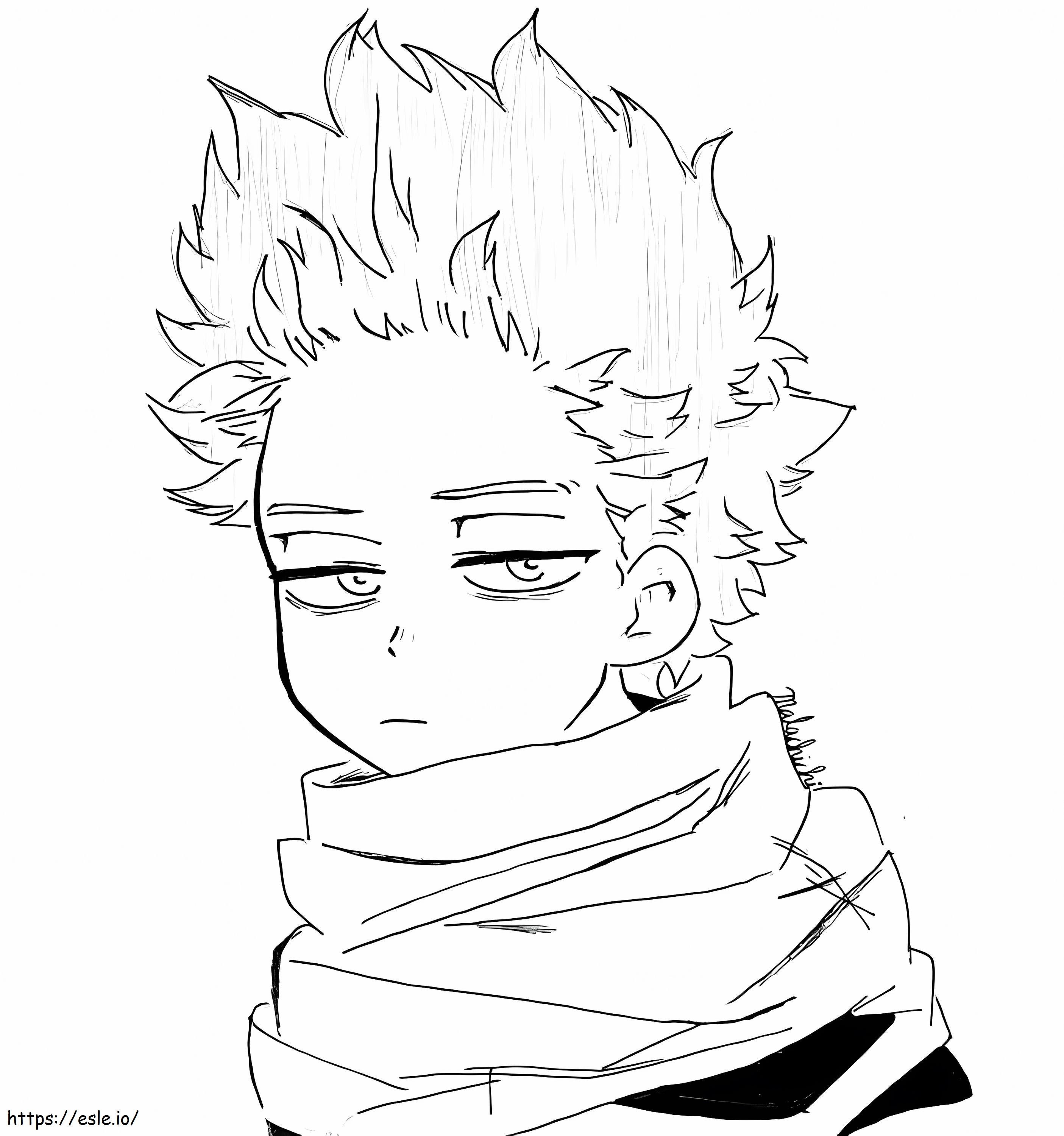 Young Hitoshi Shinso coloring page