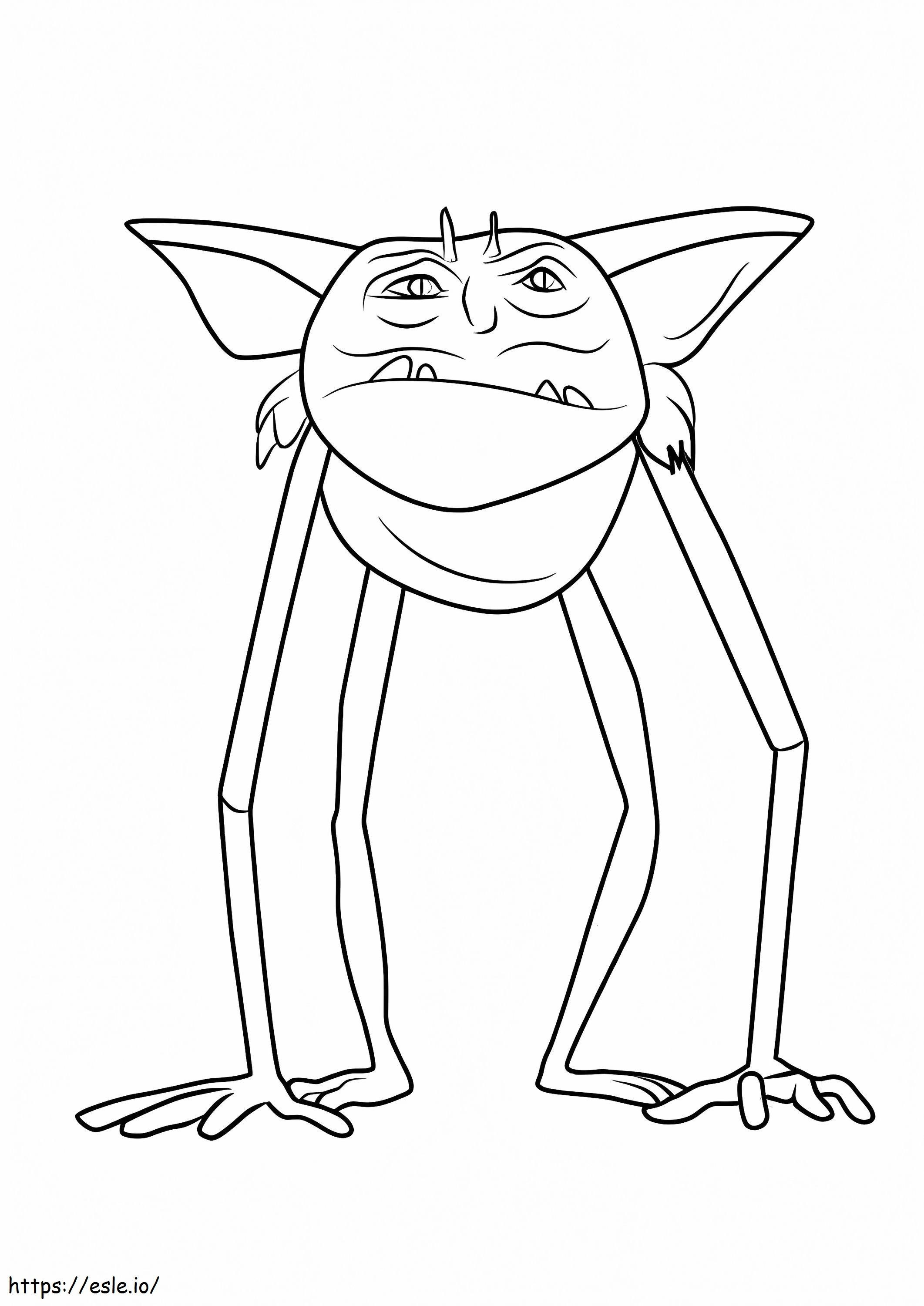 Basic Goblin coloring page