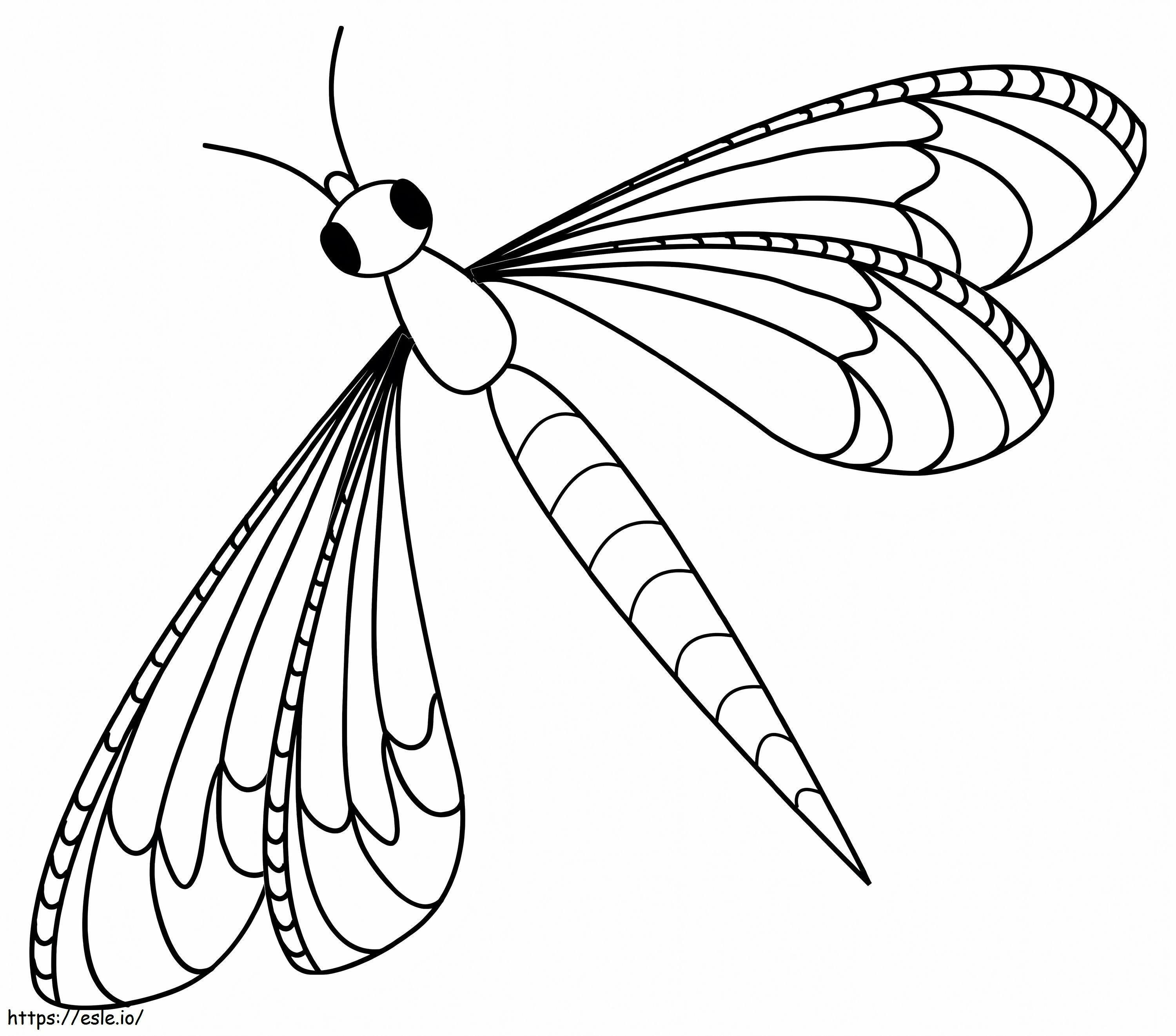 Sudenkorento lentää värityskuva