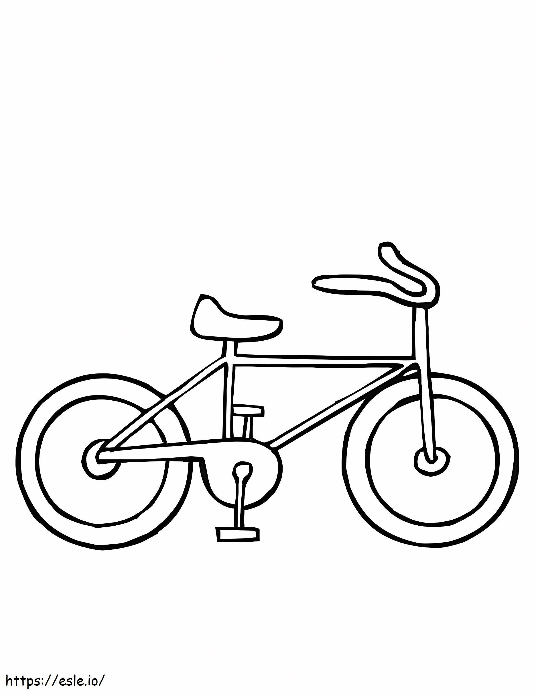 Great Bike coloring page