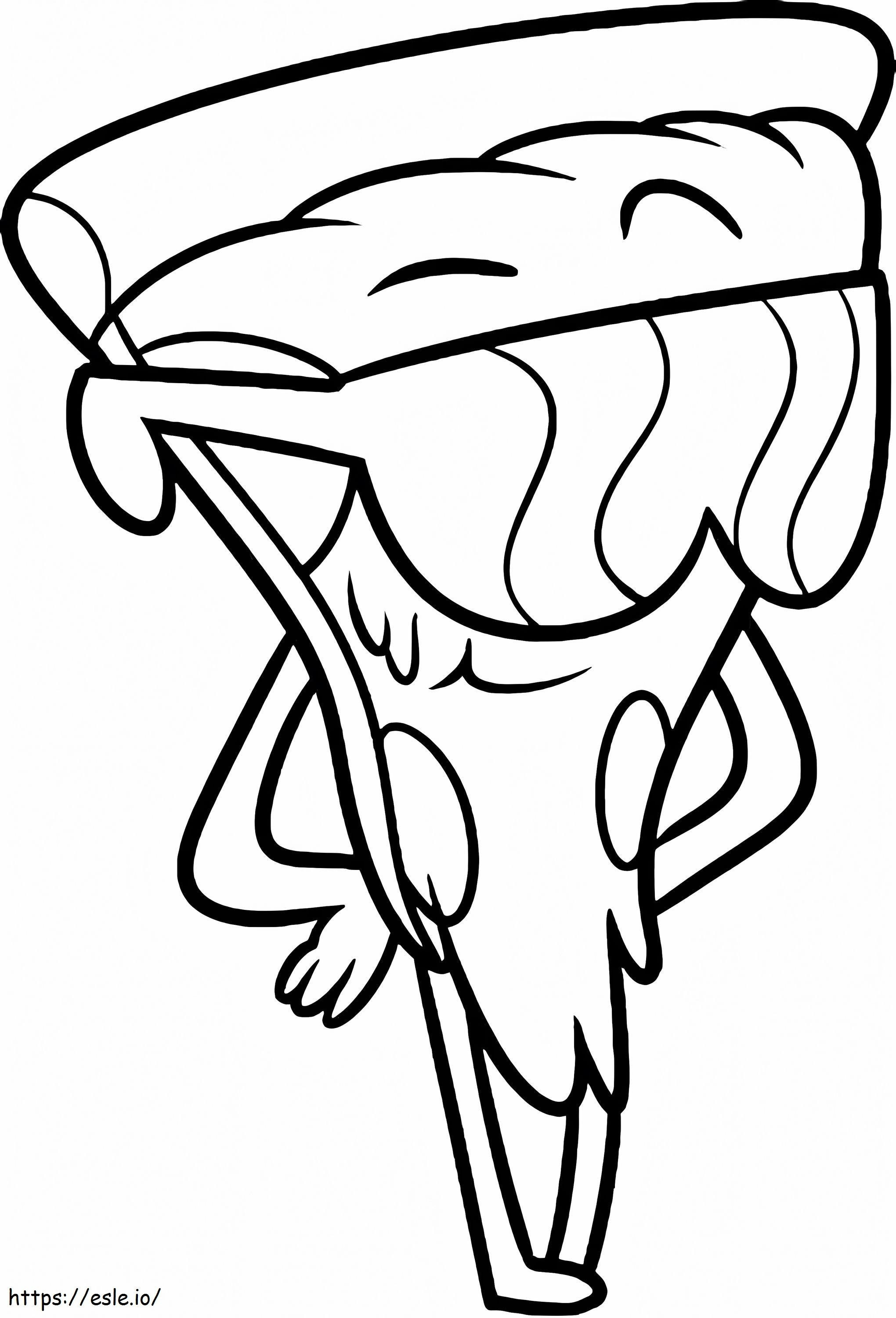 Pizza Steve From Uncle Grandpa coloring page