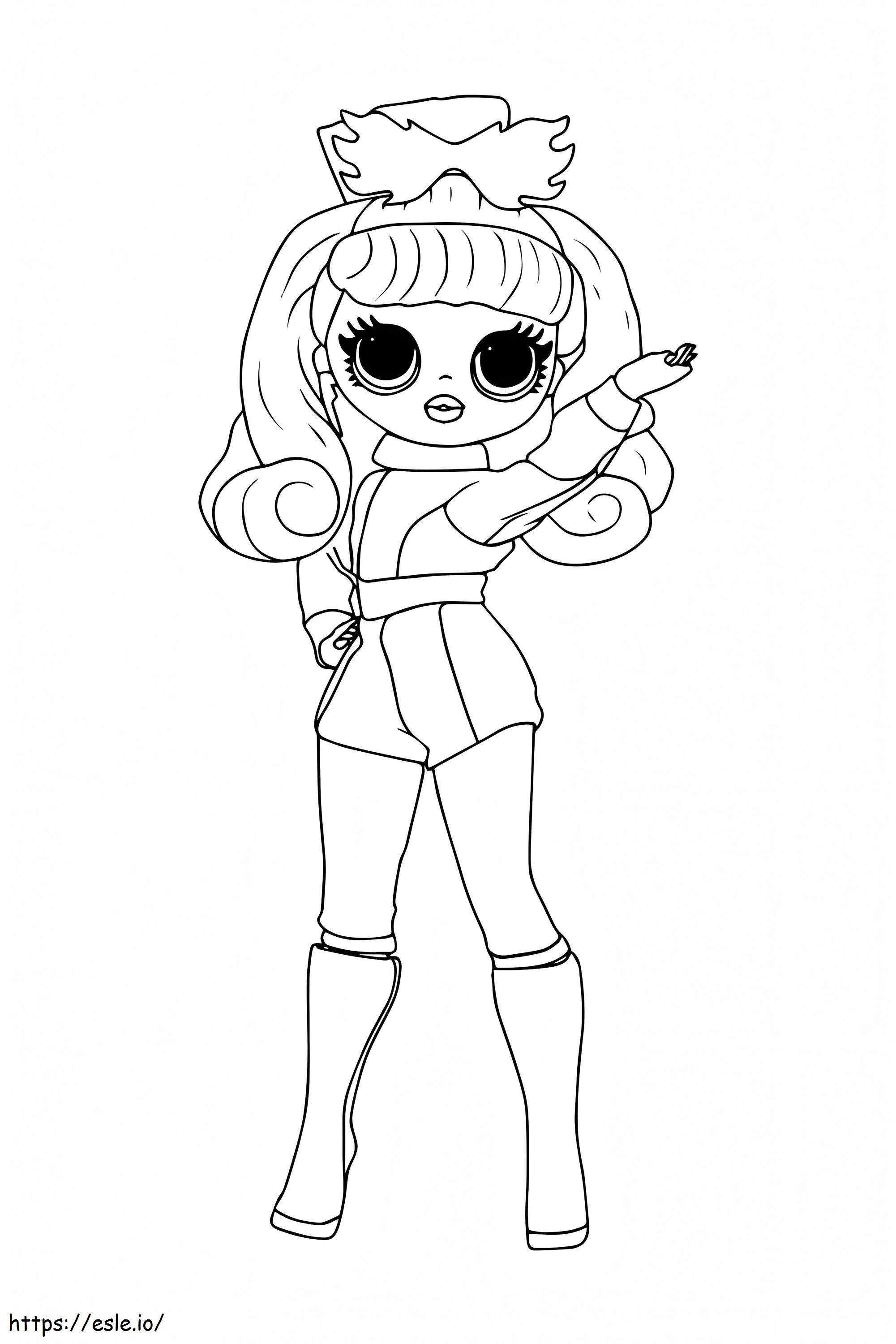 Lol Omg Big Sister Racer 683X1024 coloring page