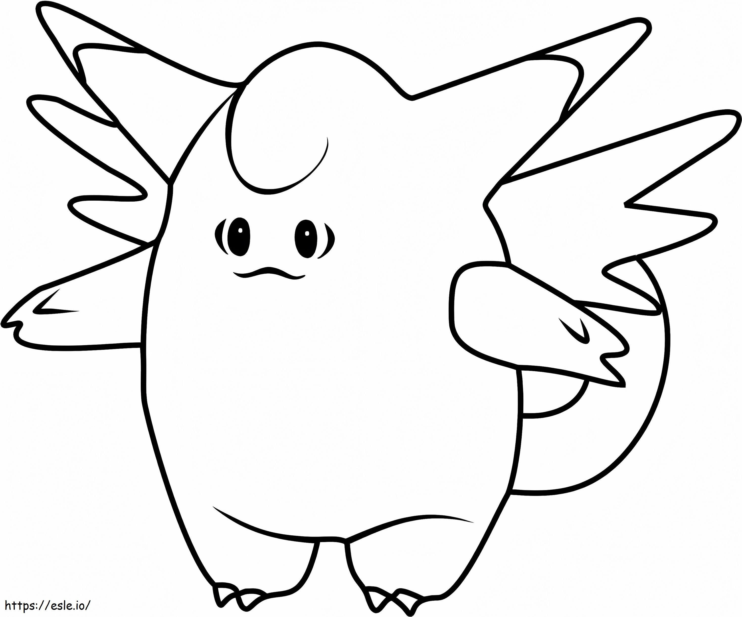 Coloriage Pokémon GO Mélodelfable à imprimer dessin