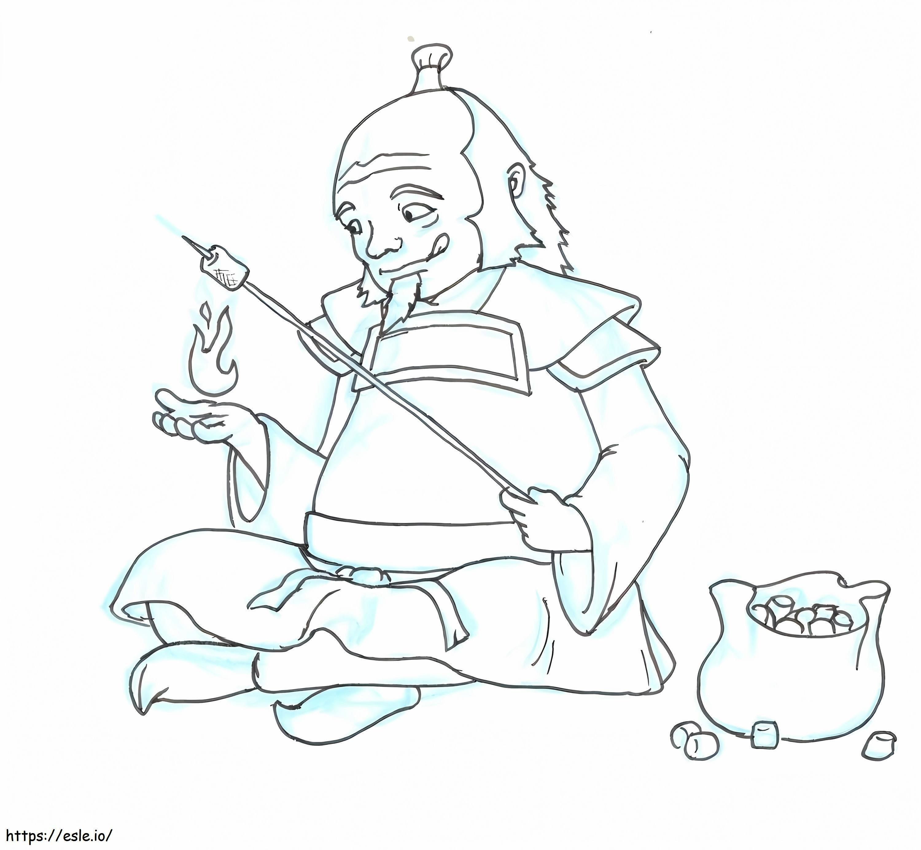 Iroh 3 coloring page