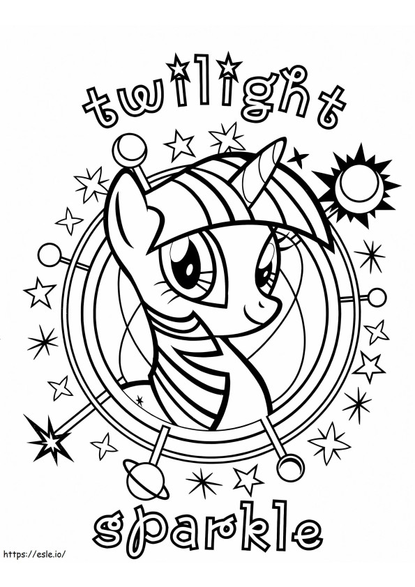 Amazing Twilight Sparkle coloring page