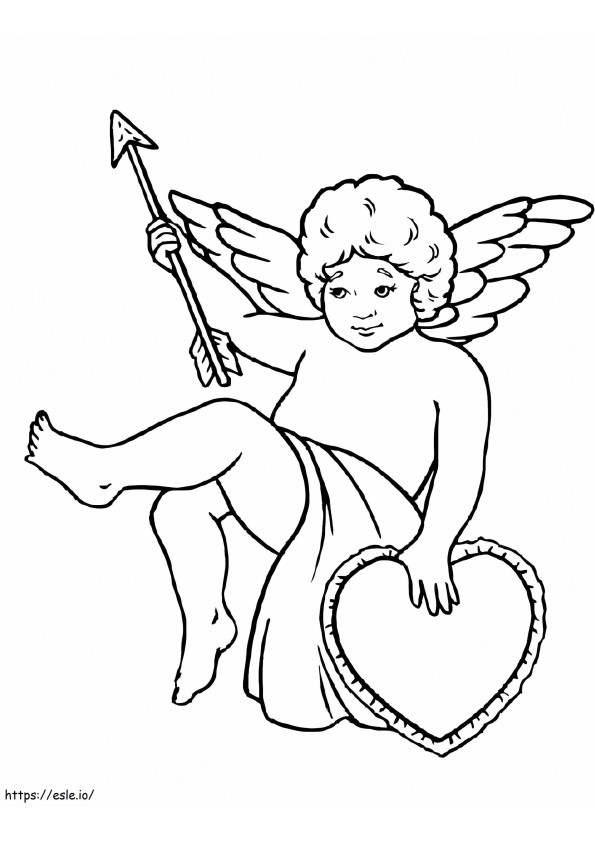 Cupid 1 coloring page
