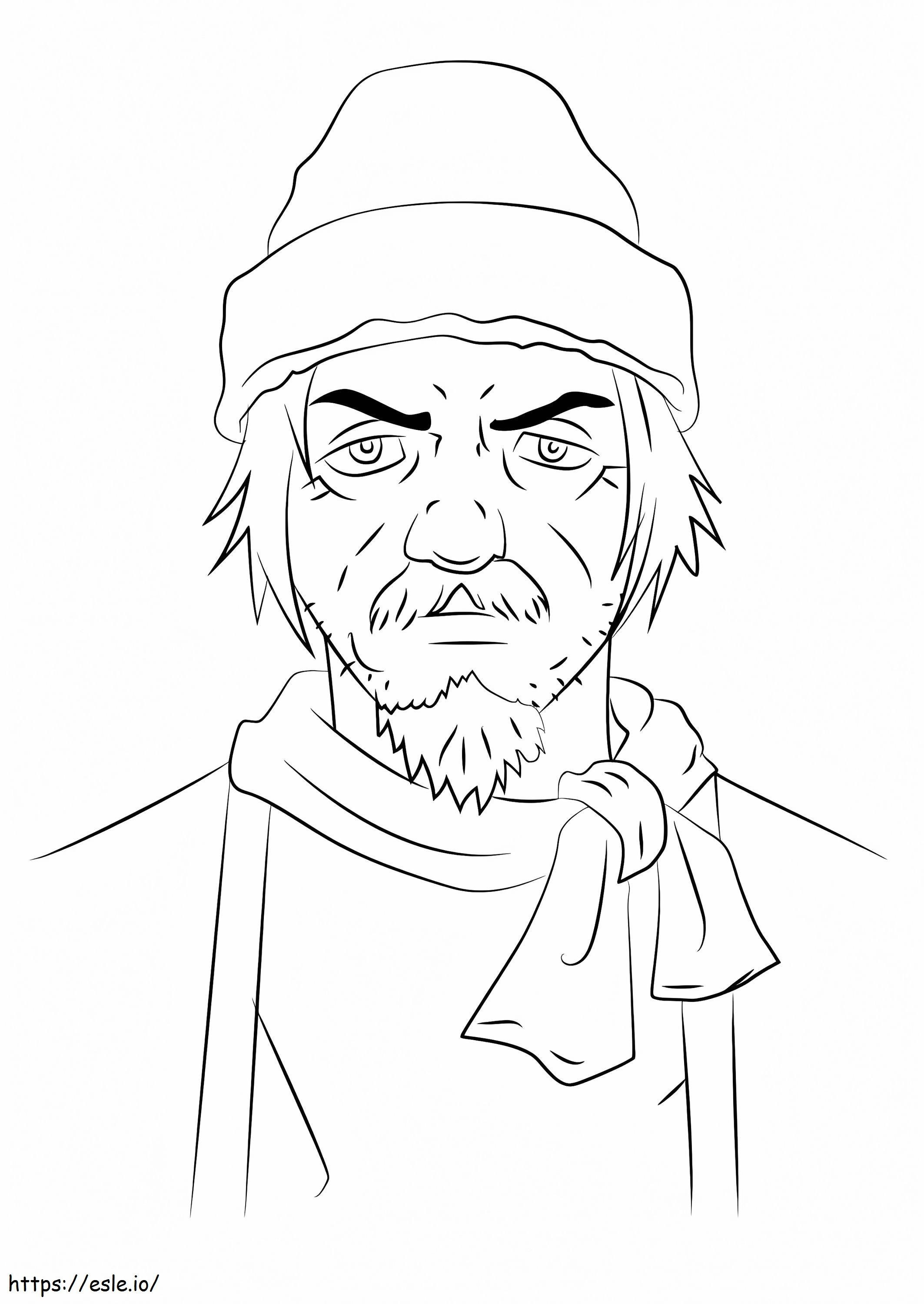 Yanni Yogi From Ace Attorney coloring page