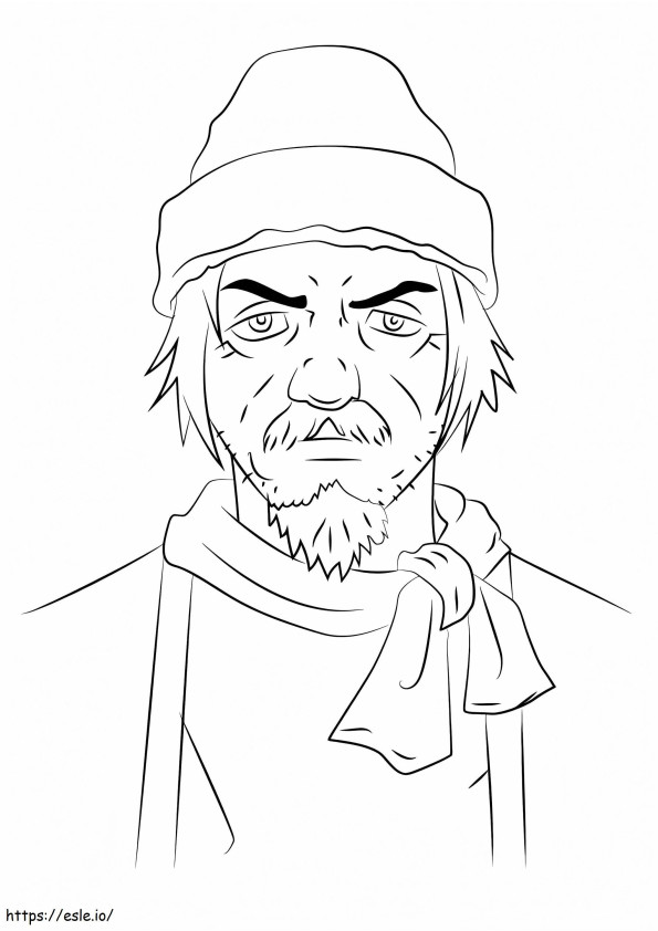 Yanni Yogi From Ace Attorney coloring page