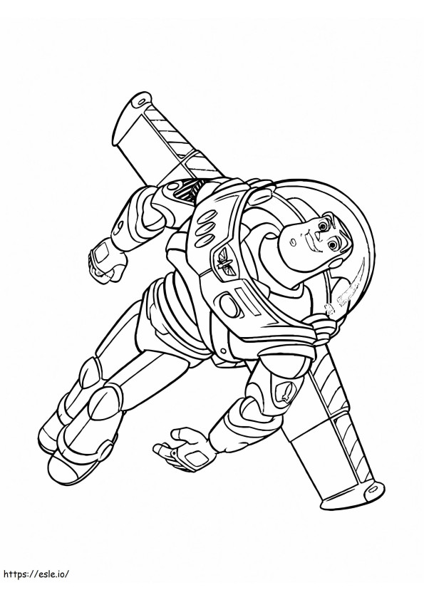 Buzz Lightyear'S Great Flight coloring page