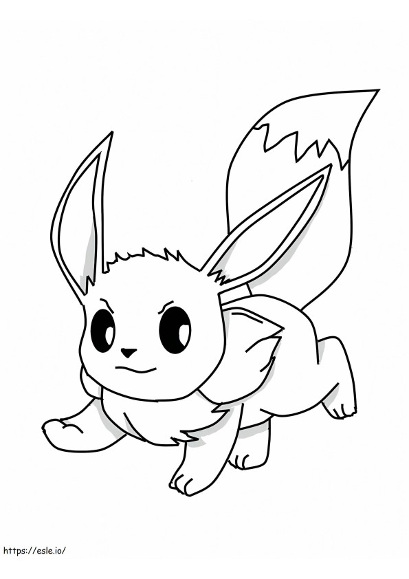 1576919202 Eevee Home For To Print 768X785 1 coloring page