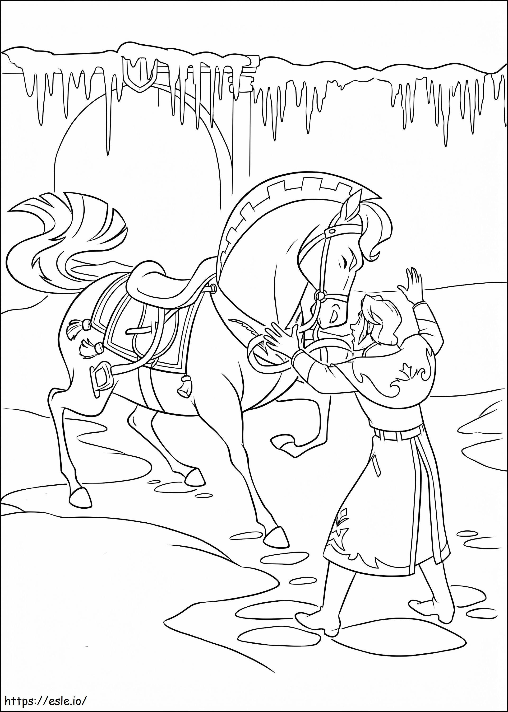 Hans And Lemon coloring page