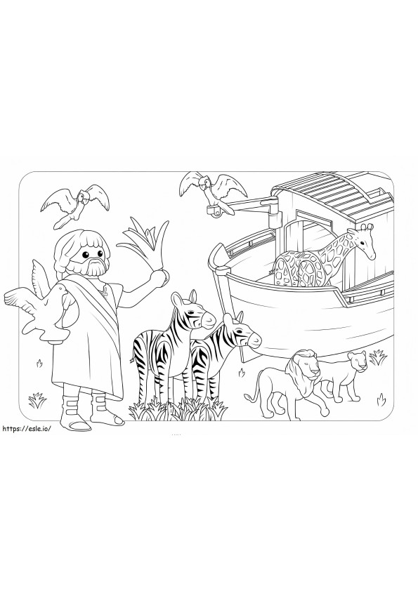 Playmobil 8 coloring page