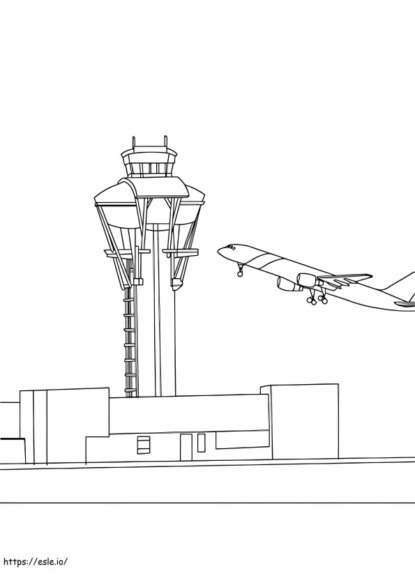 Free Airport To Print coloring page