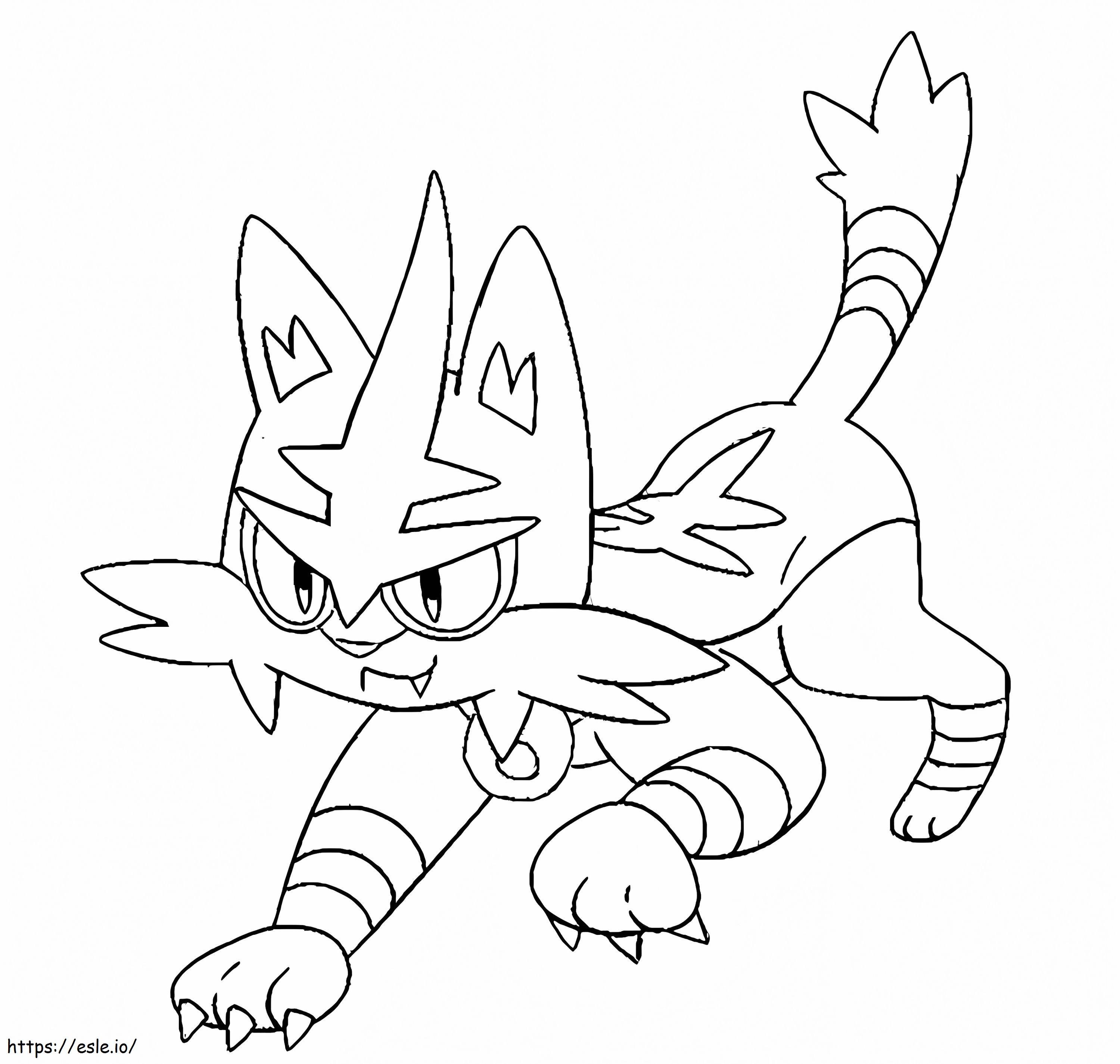 Torracat Pokemon coloring page